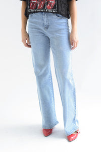Fashion Styled Jeans lluvia brillos Denim Light