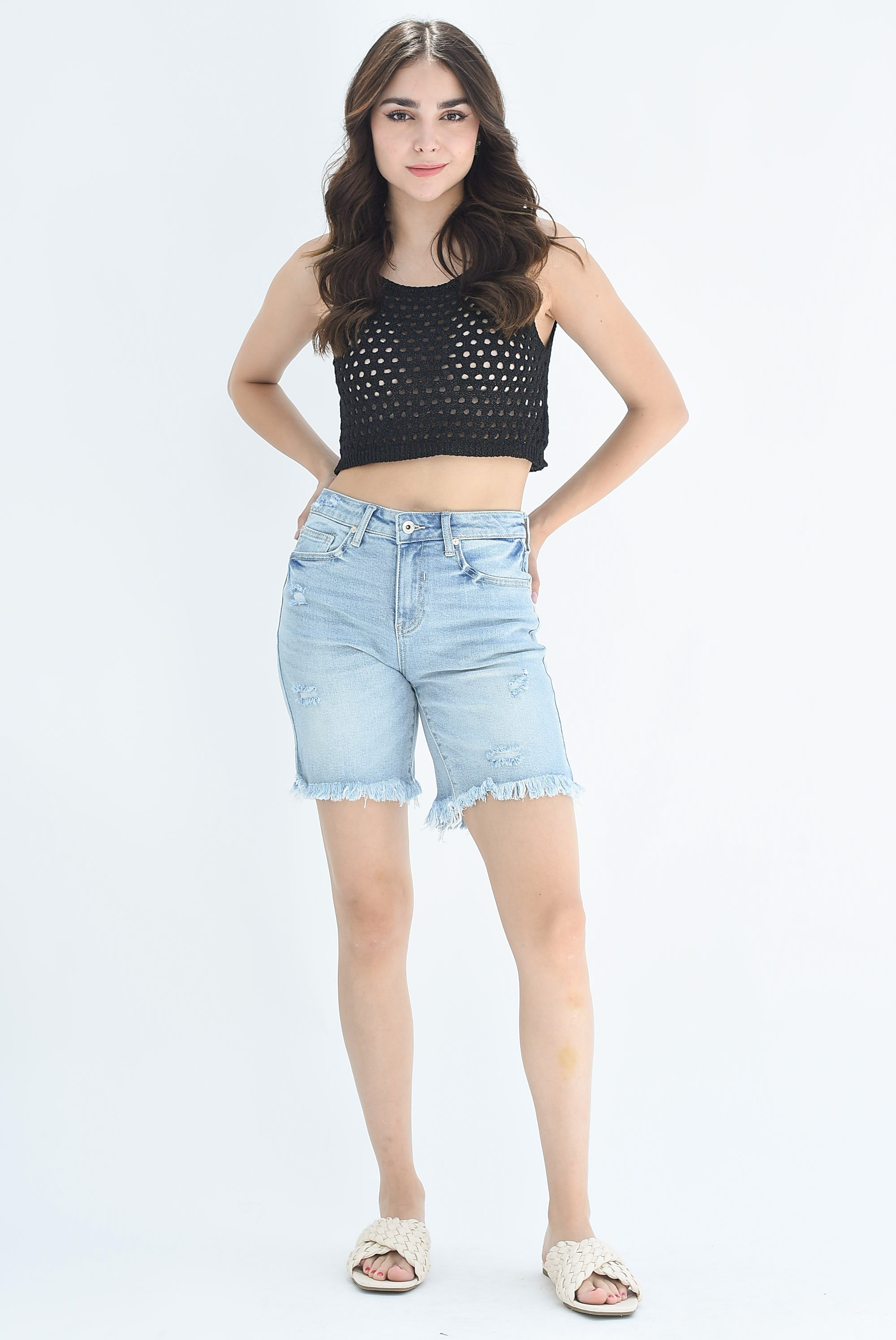 Short largo Denim Light