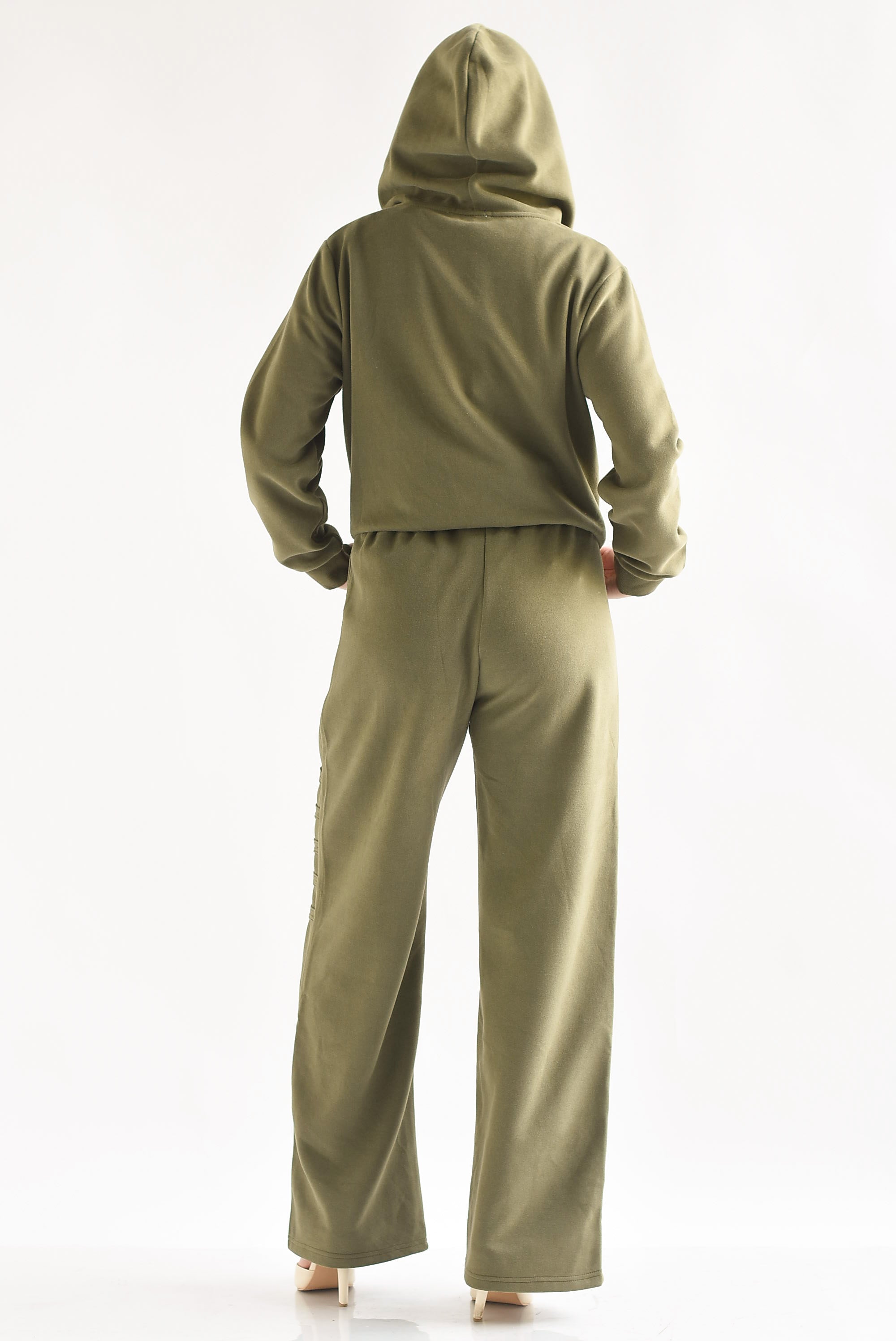 Set Pantalón y Chamarra hoodie militar