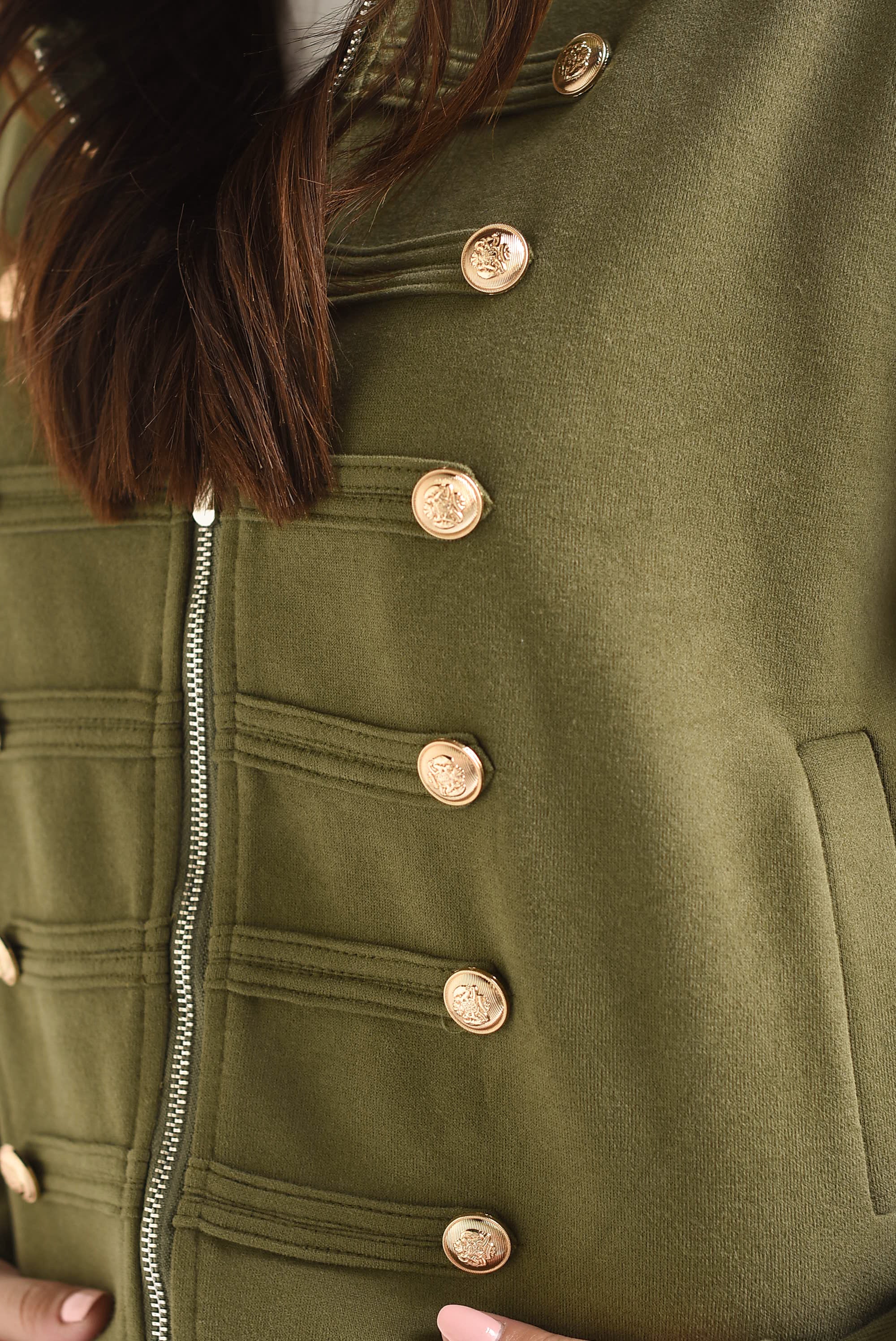Set Pantalón y Chamarra hoodie militar