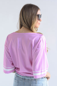 Fashion Styled Jersey encaje BOSTON Rosa