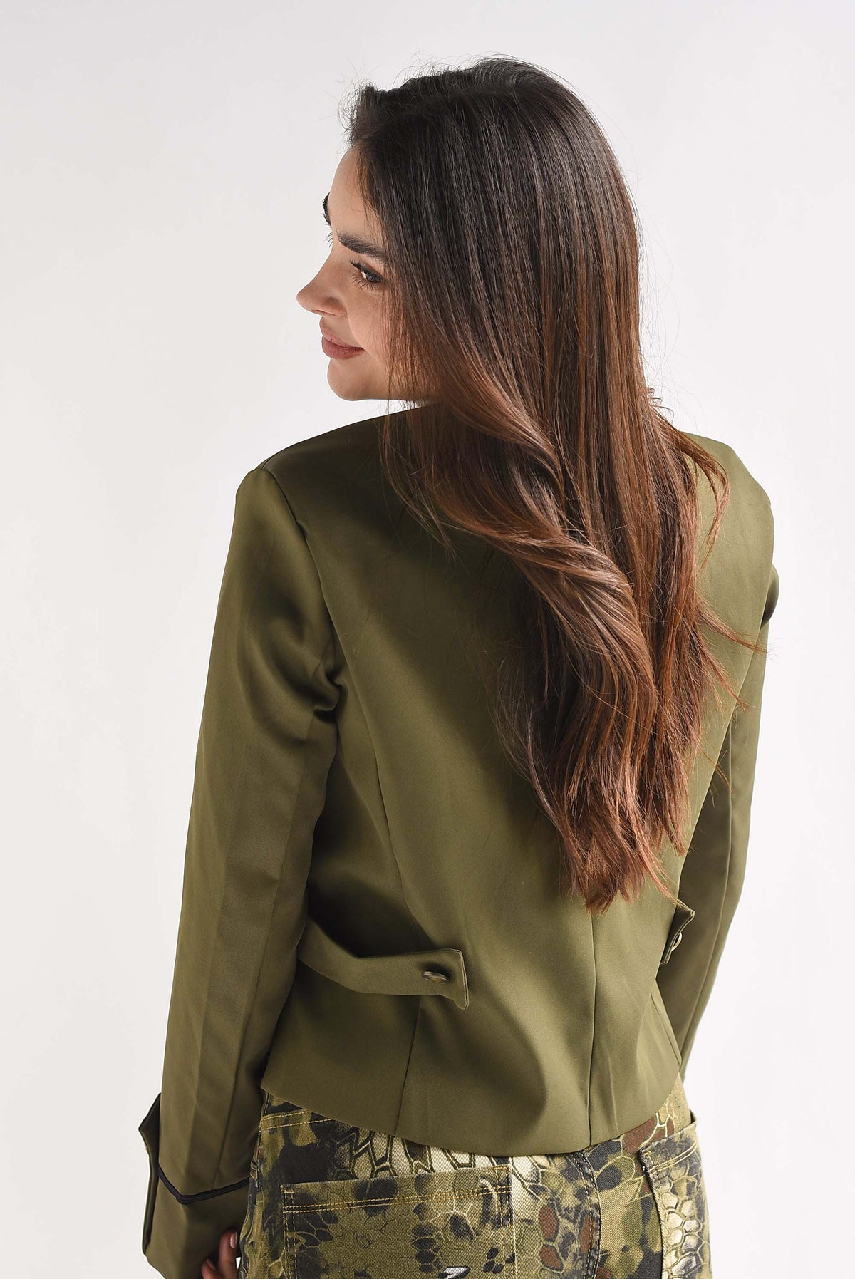 Blazer gabardina militar