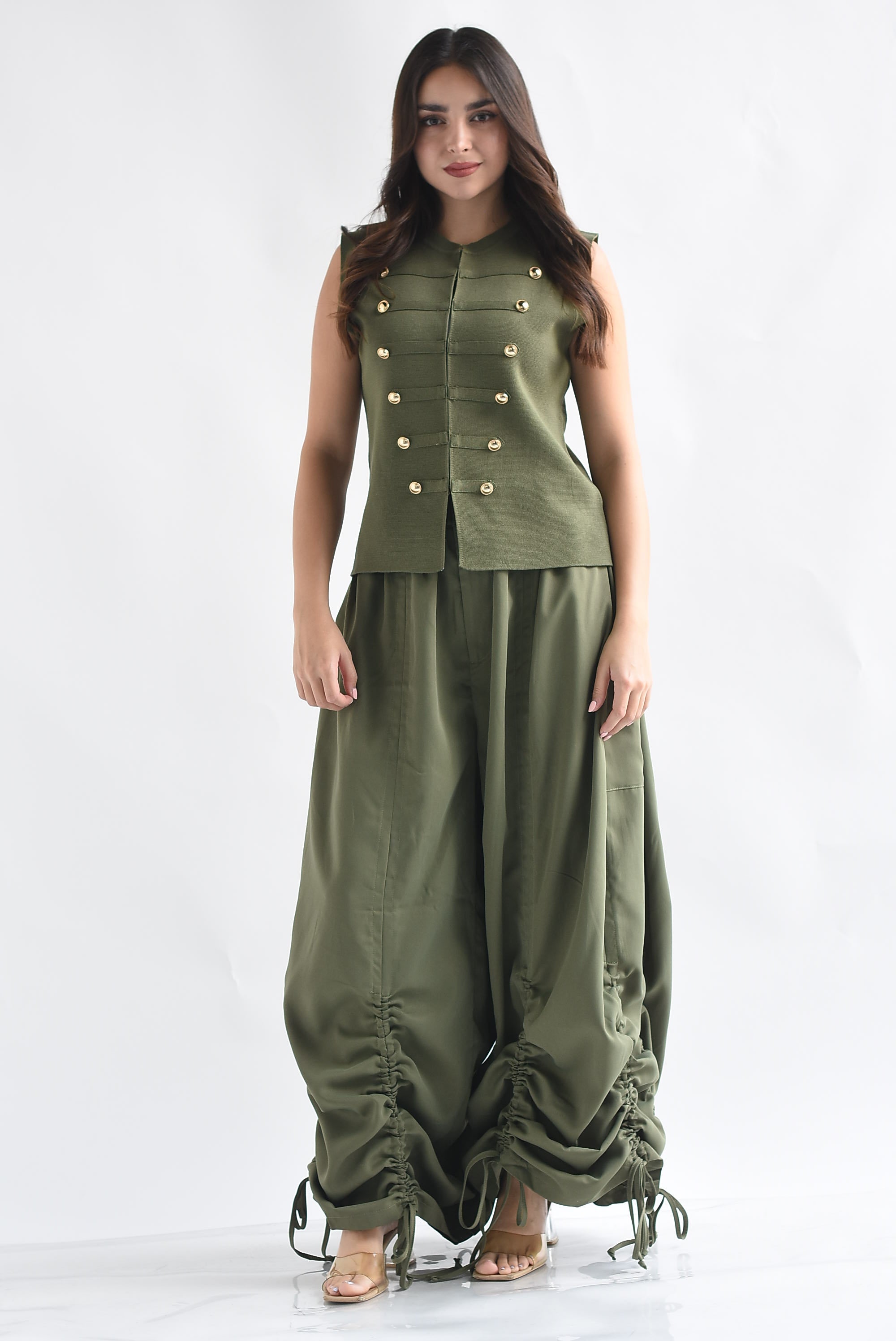 Chaleco militar punto