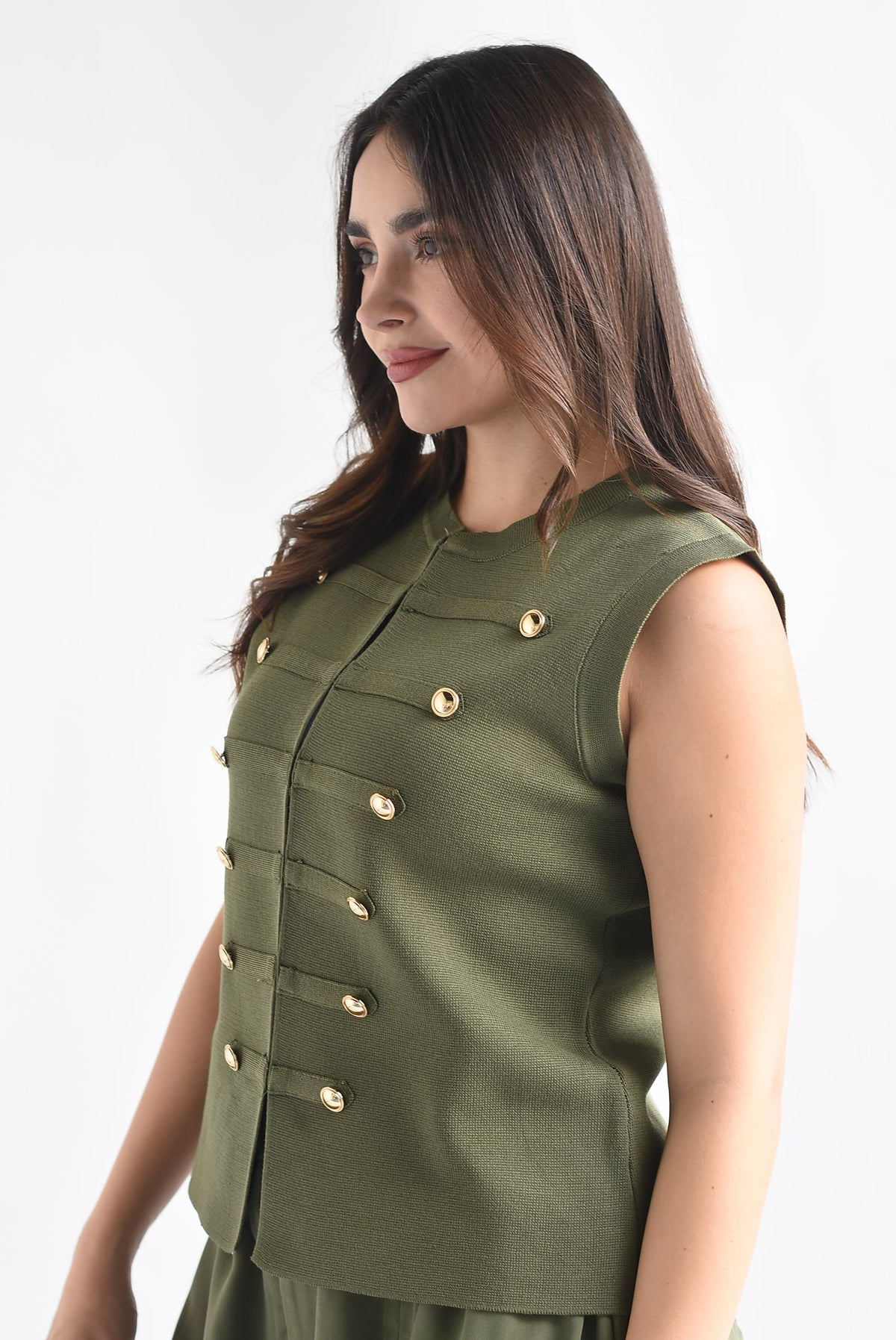 Chaleco militar punto