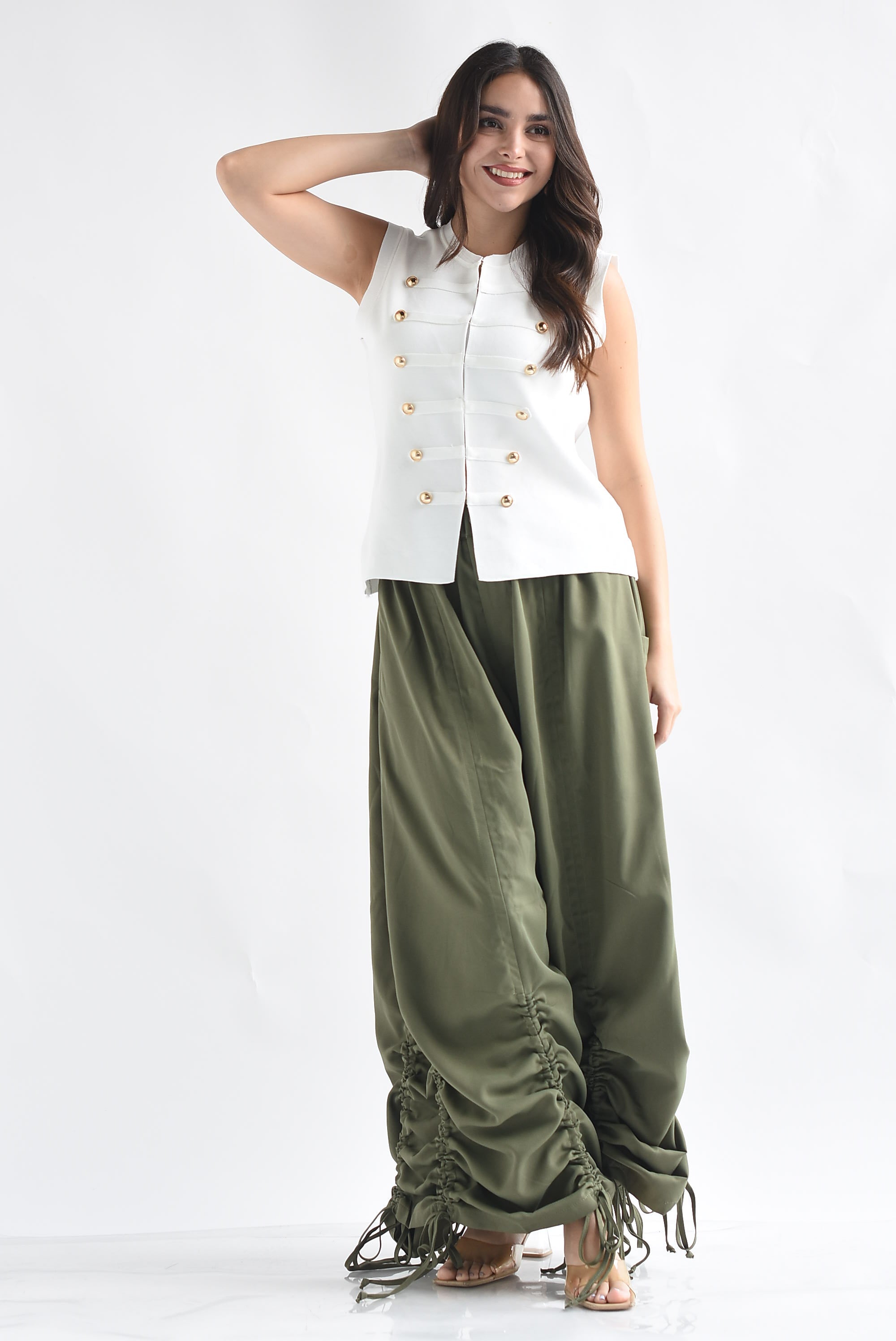 Chaleco militar punto