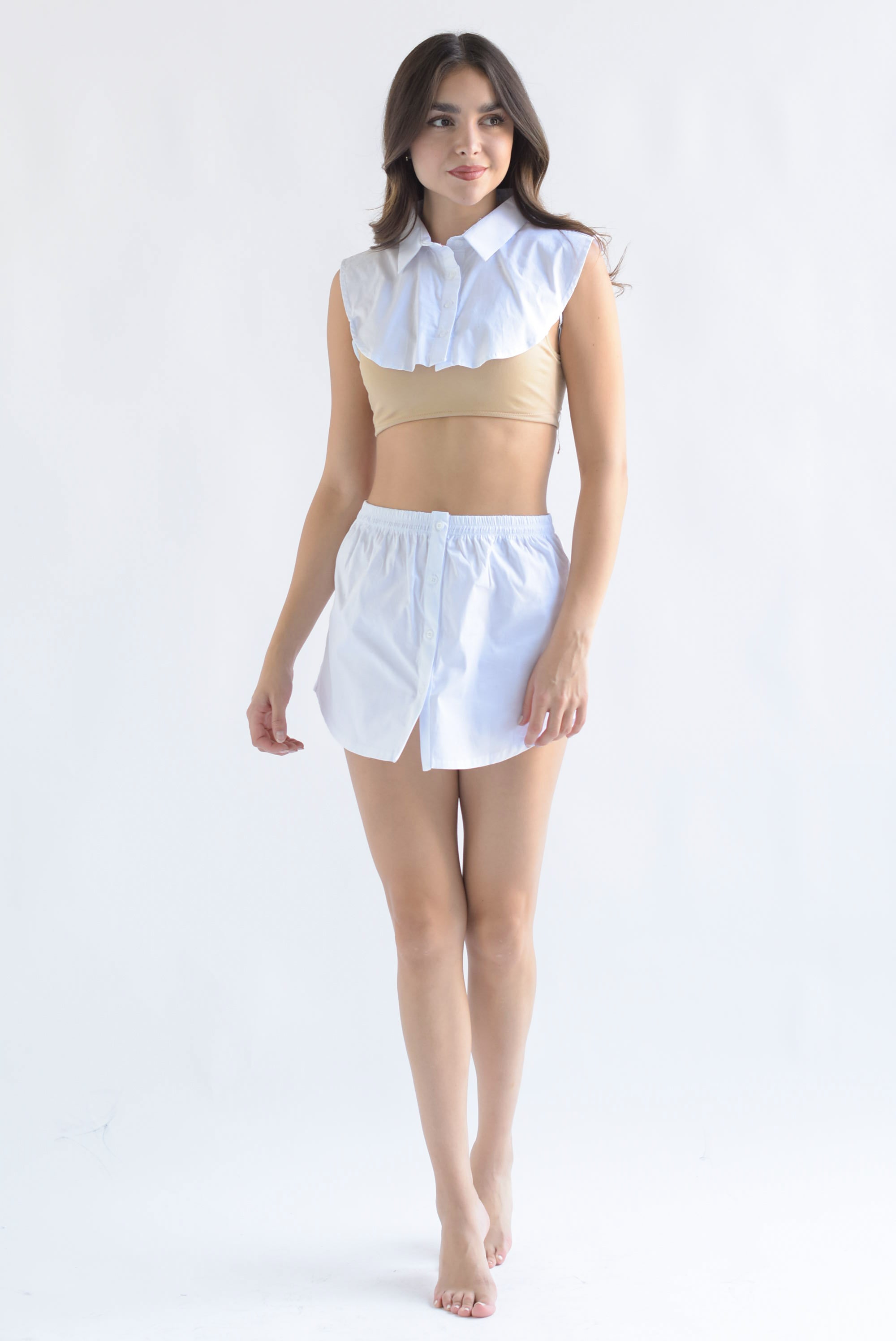 Camisa falsa (Cuello y faldón para camisa ficticia)