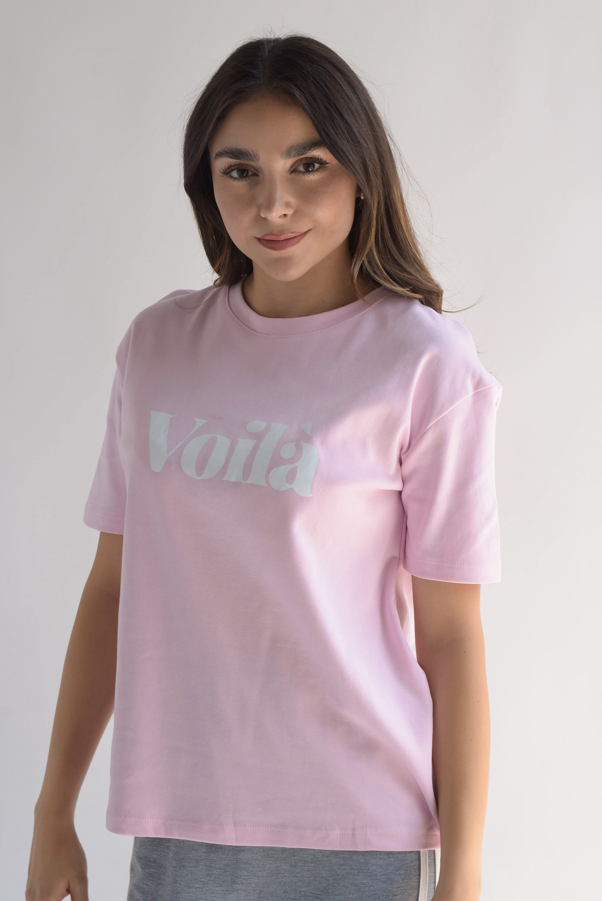 T-Shirt VOILÁ Rosa Pastel