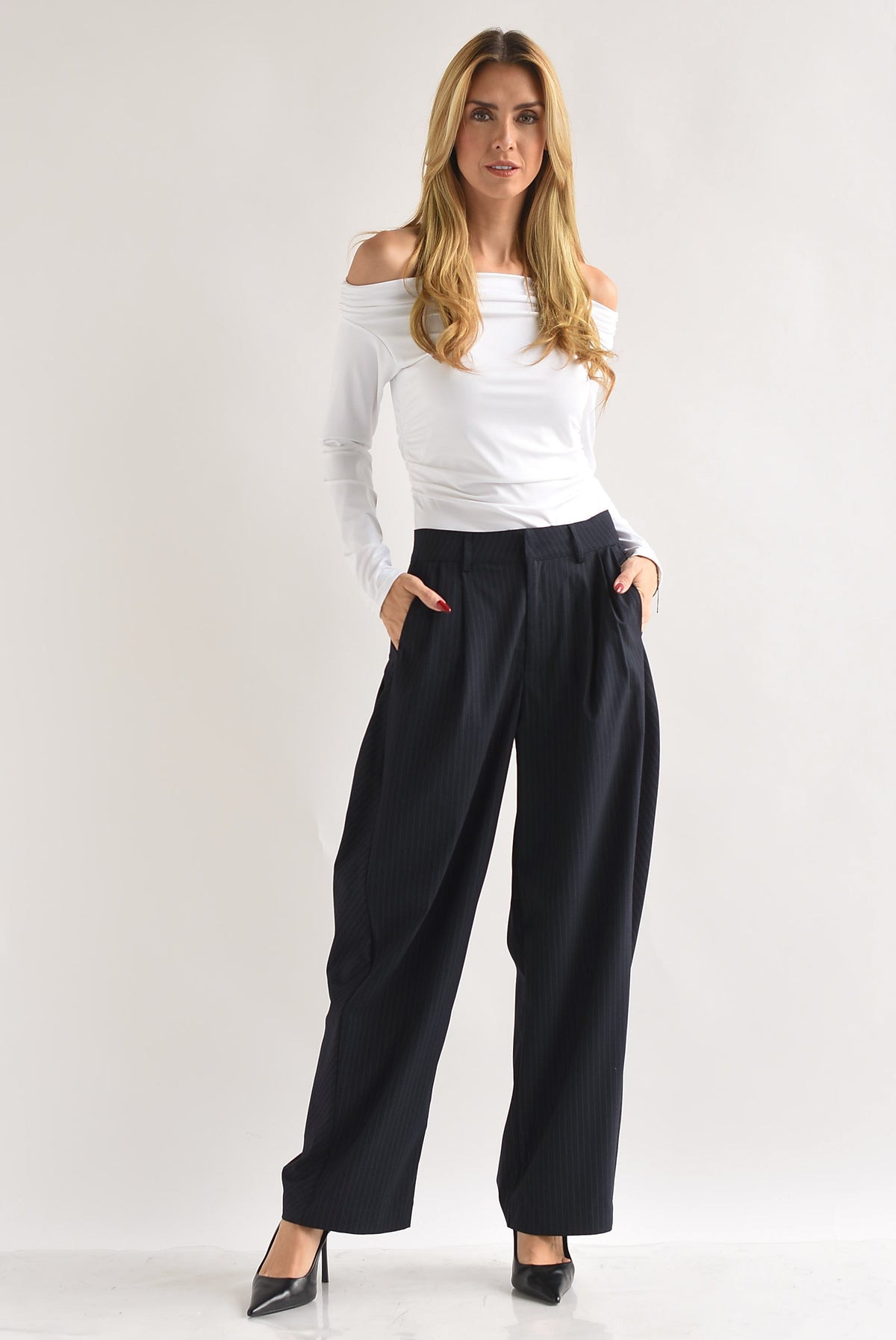 Pantalón de vestir barrel línea diplomática