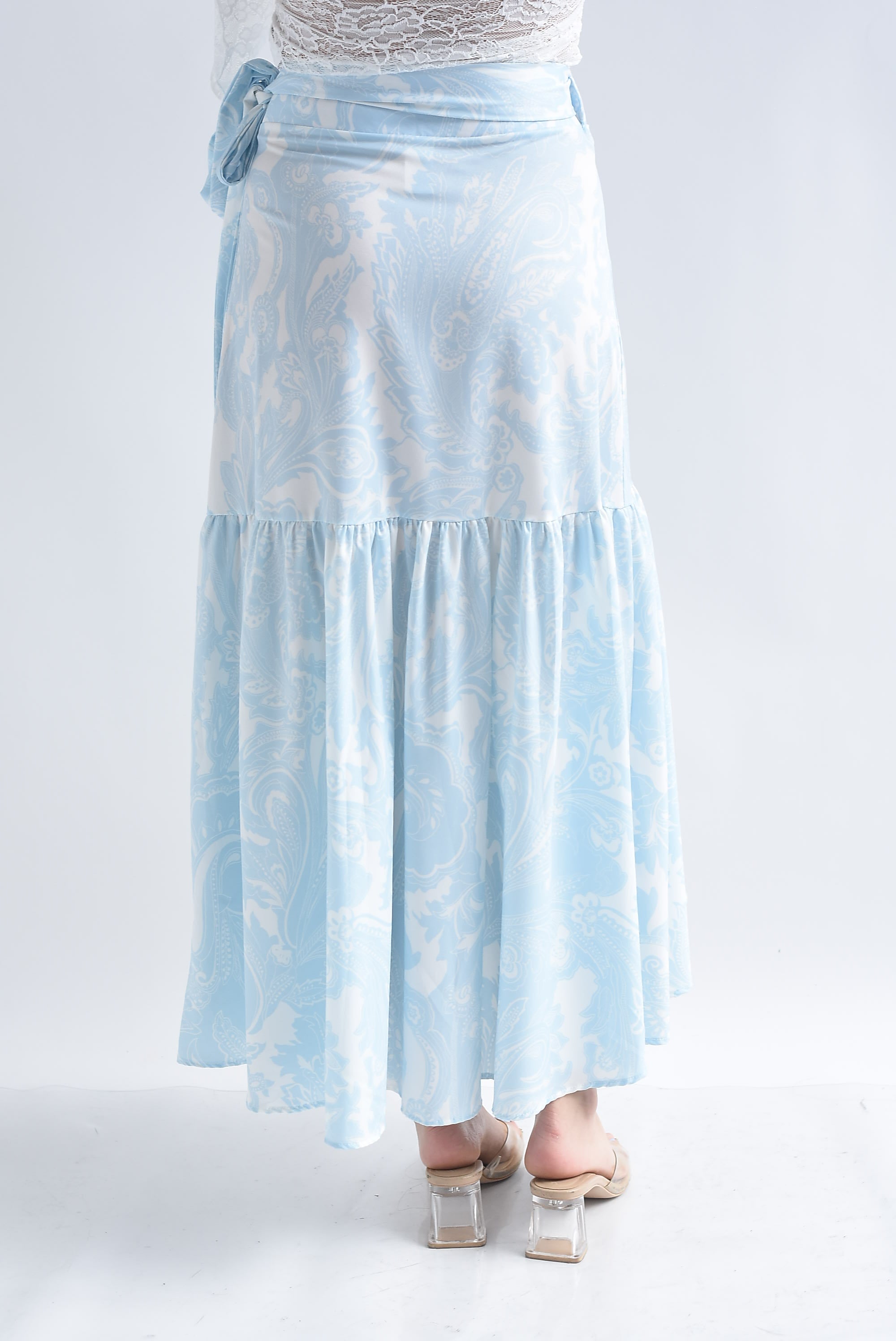 Falda envolvente paisley