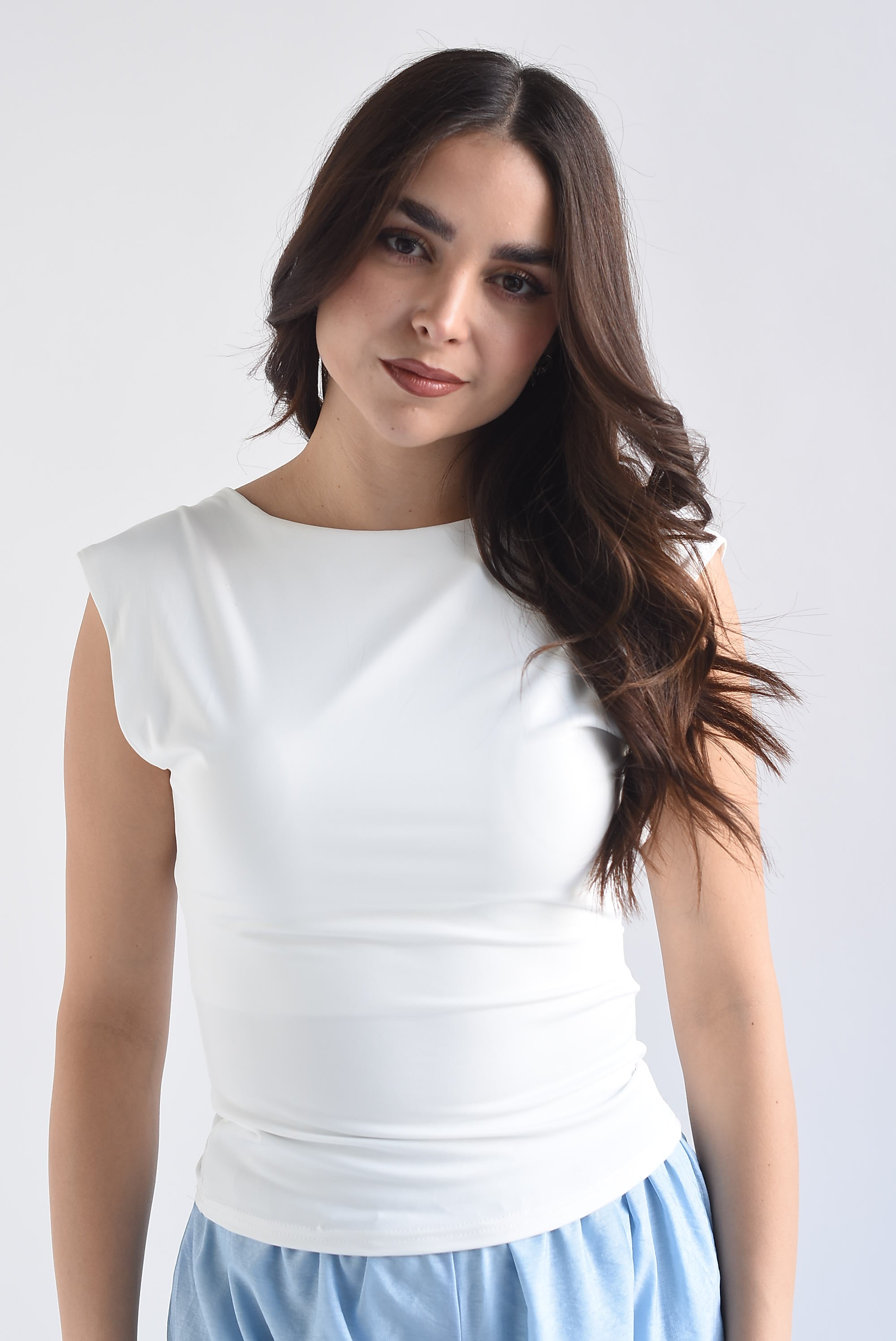 Blusa licra espalda cuadrada