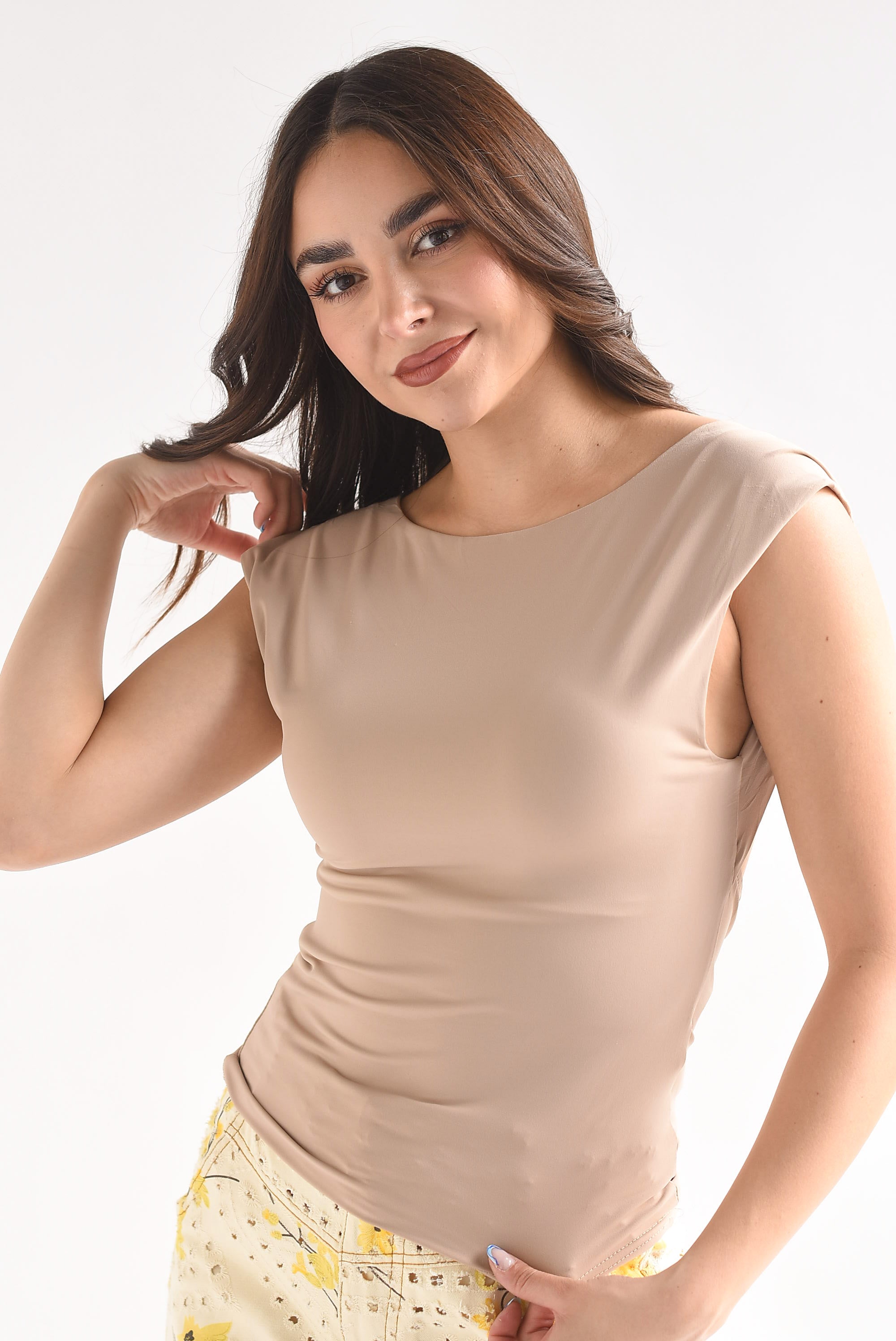 Blusa licra espalda cuadrada