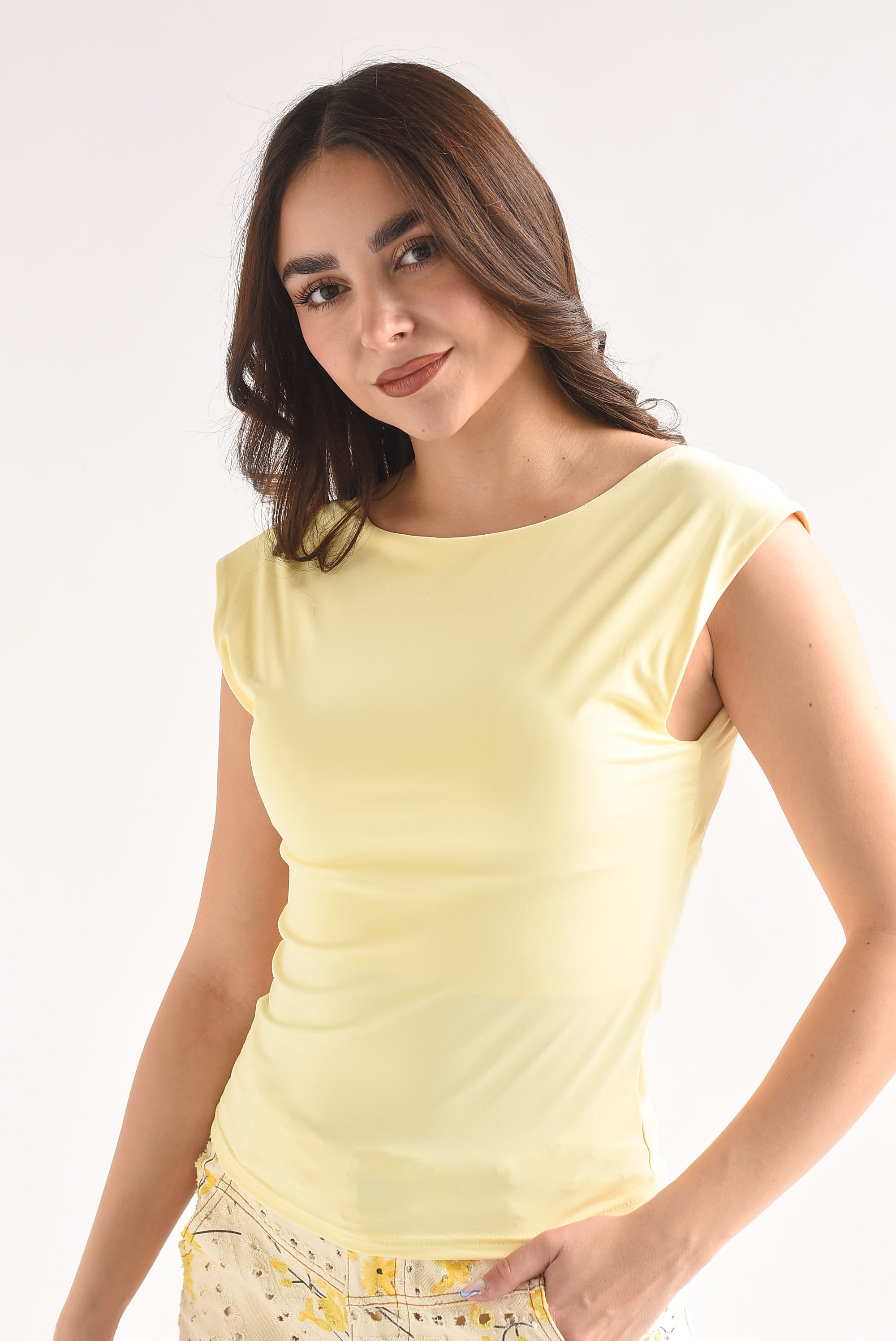 Blusa licra espalda cuadrada