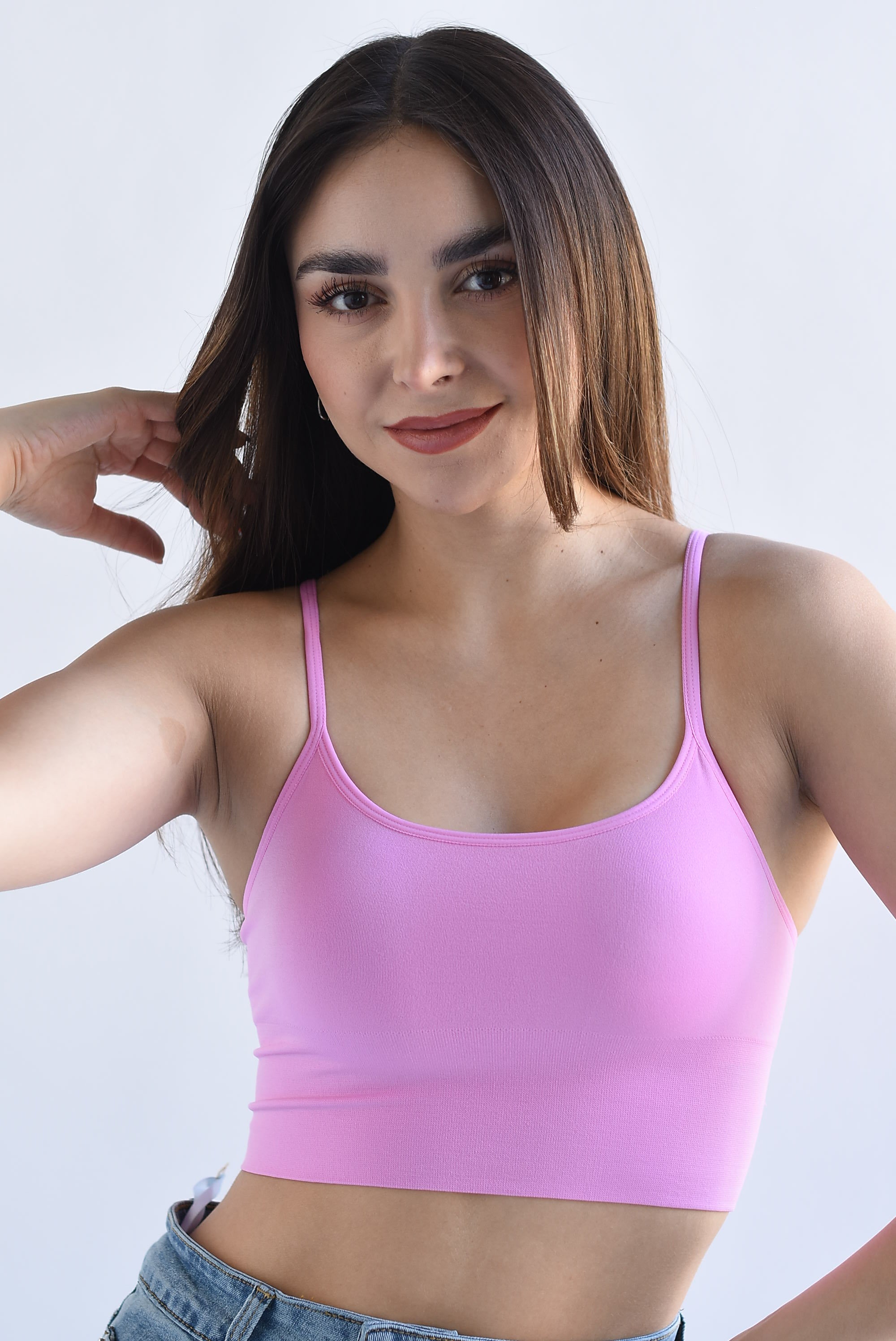 Top Underwear tirante ajustable Rosa Chicle