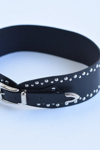 Fashion Styled Cinturón estoperoles Negro
