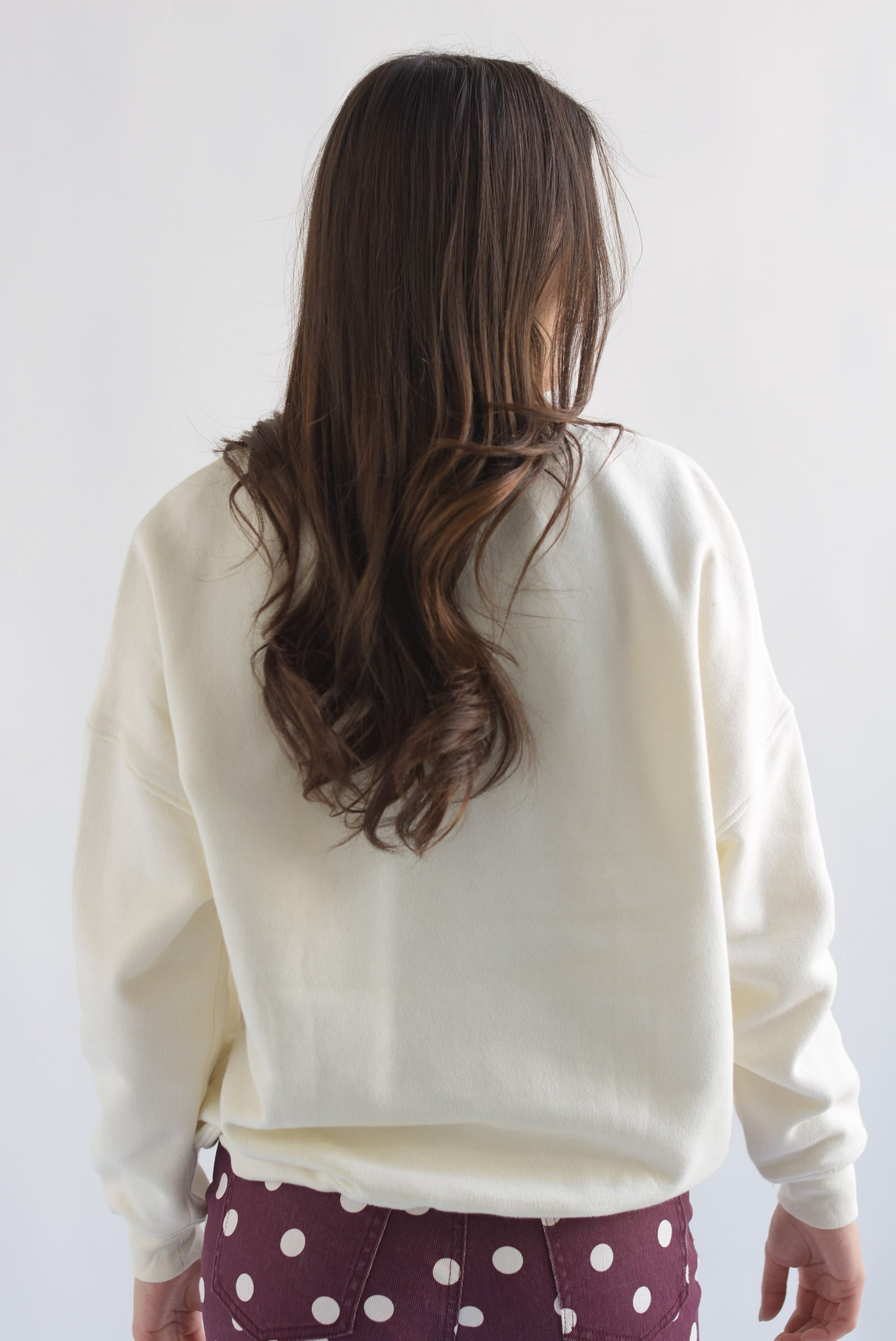 Sudadera LOS ANGELES USA Ivory