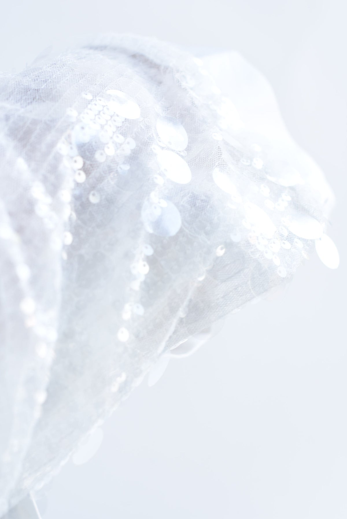 Ensamble tulle lentejuelas filo satín
