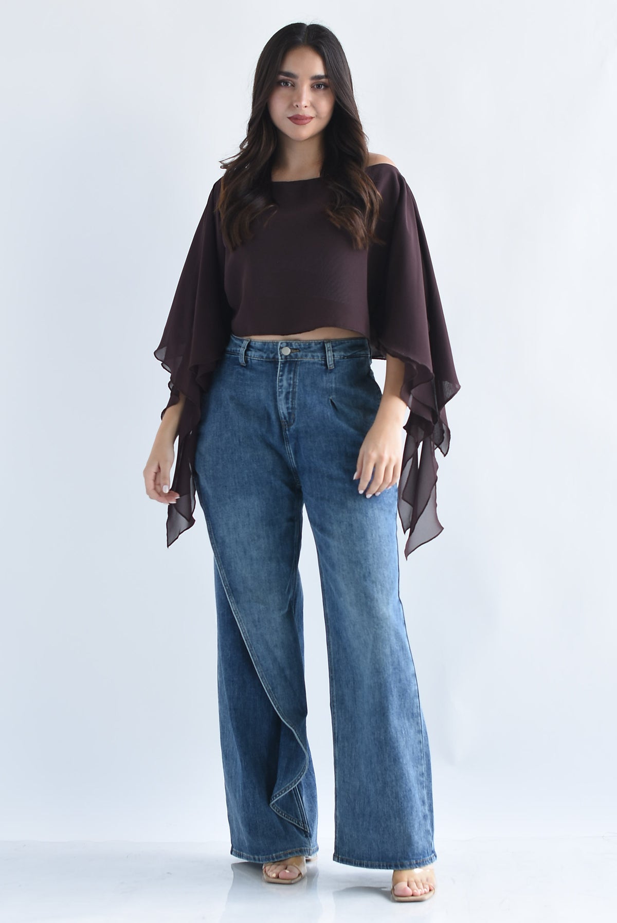 Jeans olán faldón