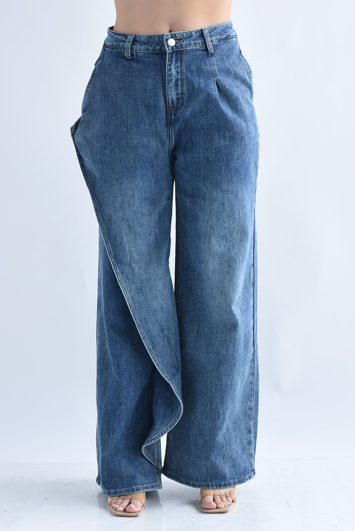 Jeans olán faldón