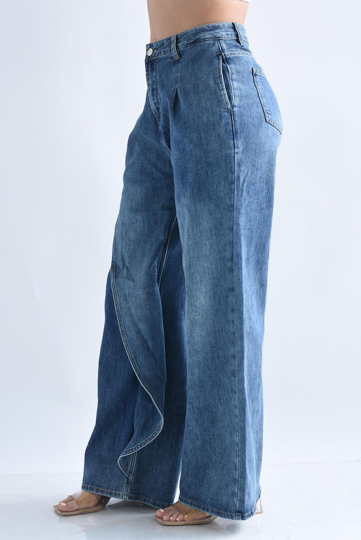 Jeans olán faldón