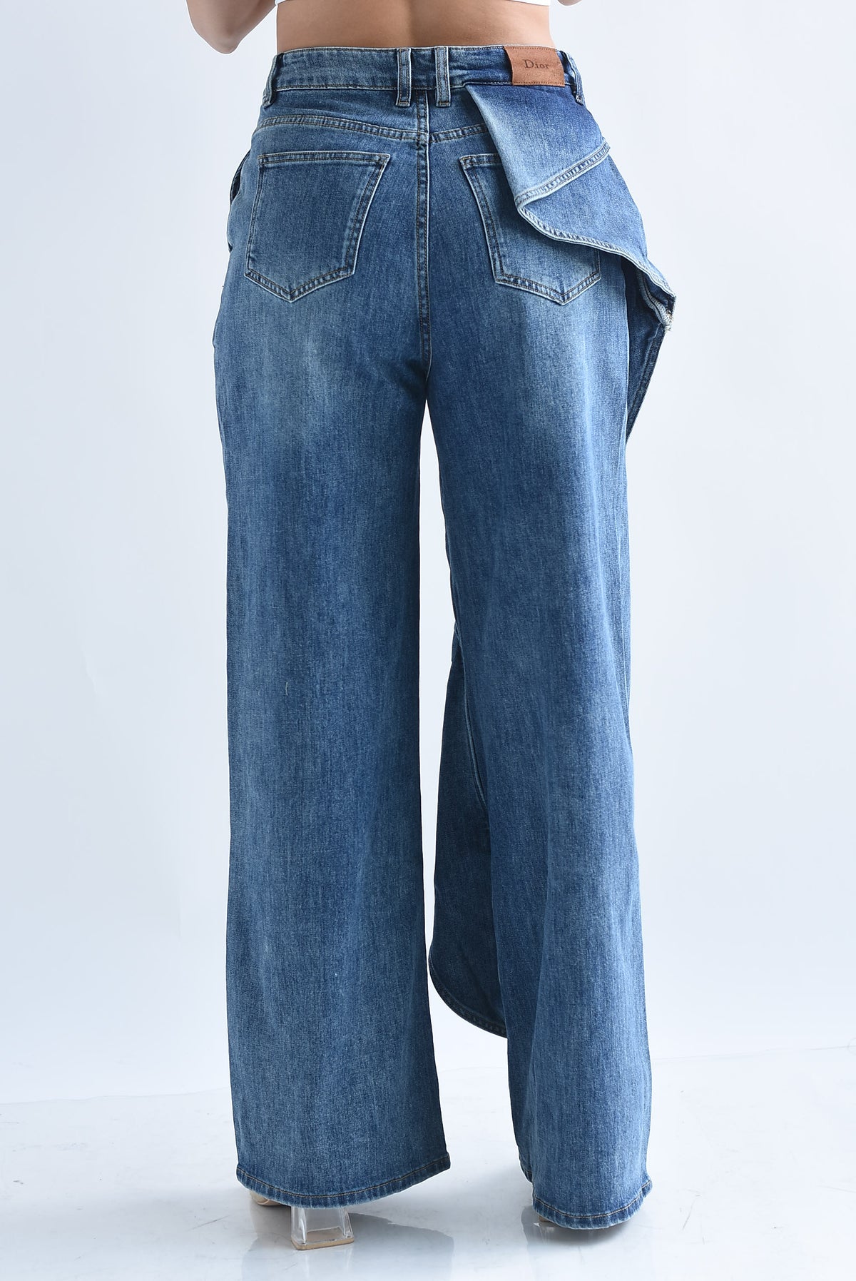 Jeans olán faldón