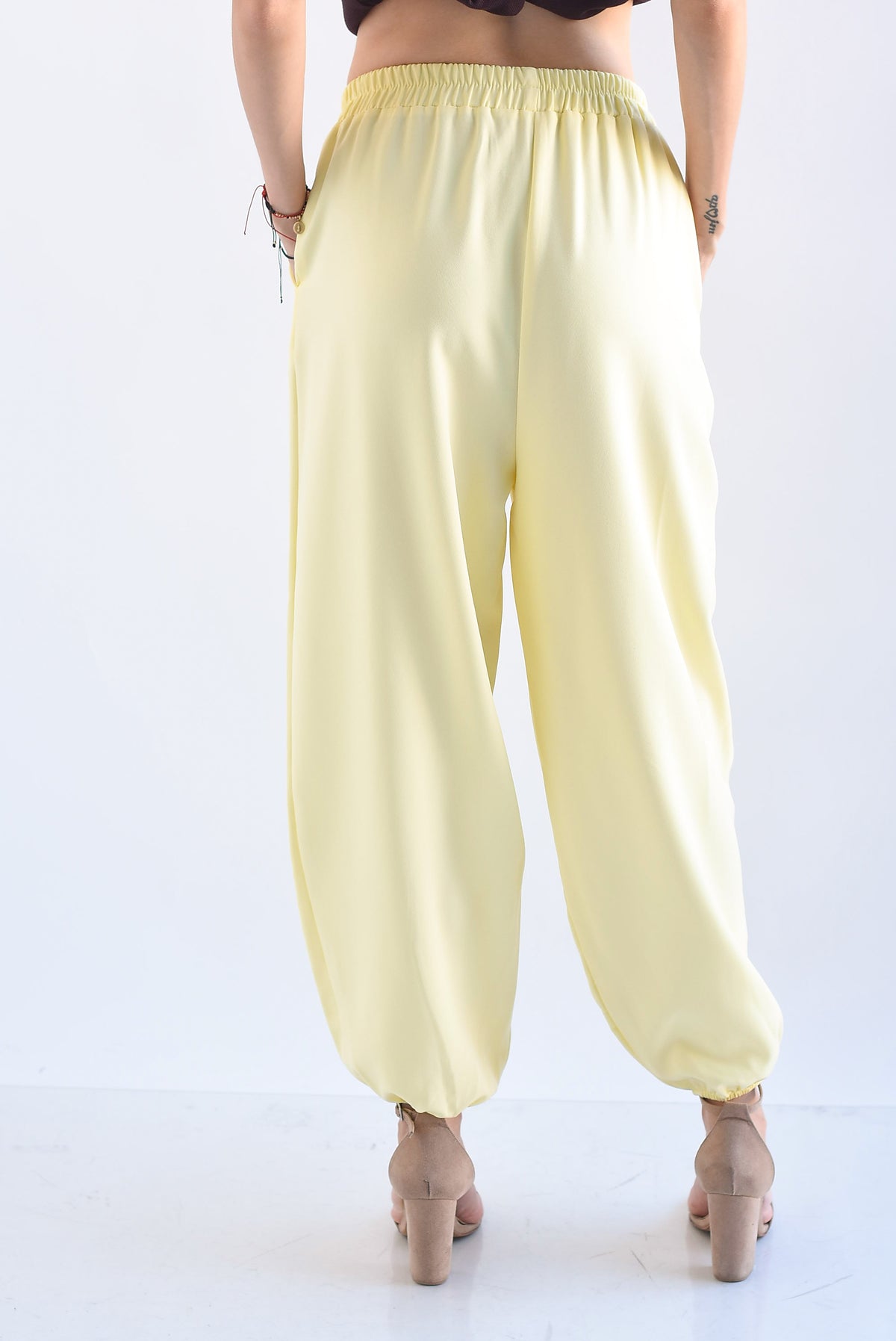 Pantalón globo pretina elástica