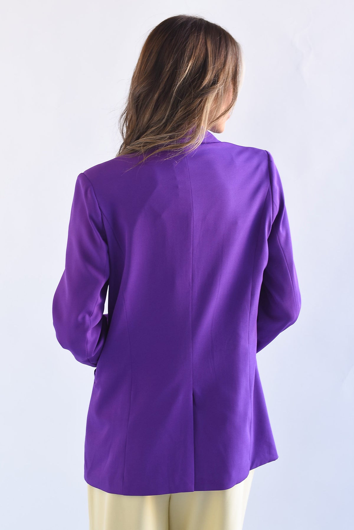 Blazer botón forrado