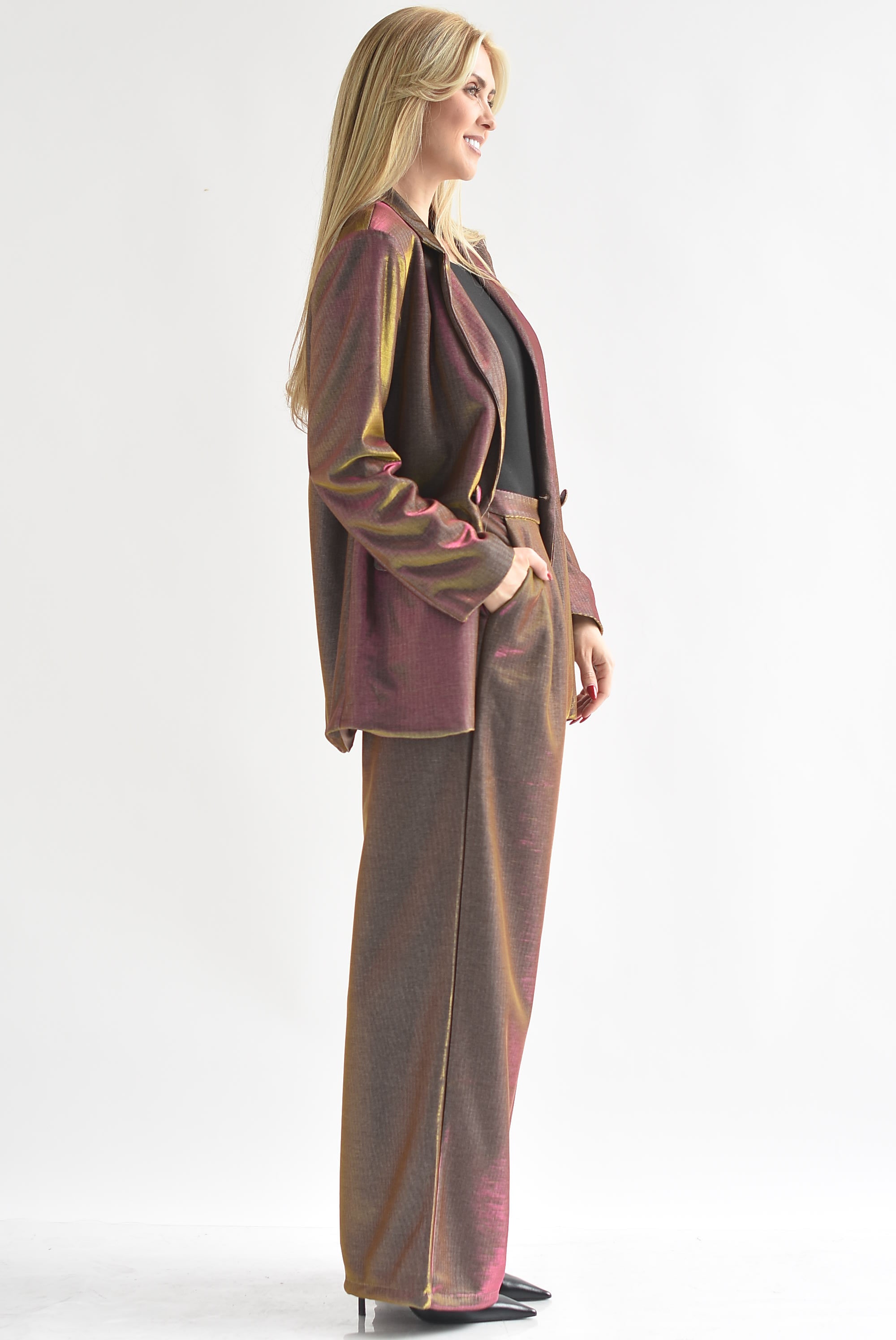 Set Pantalón y Blazer tornasol