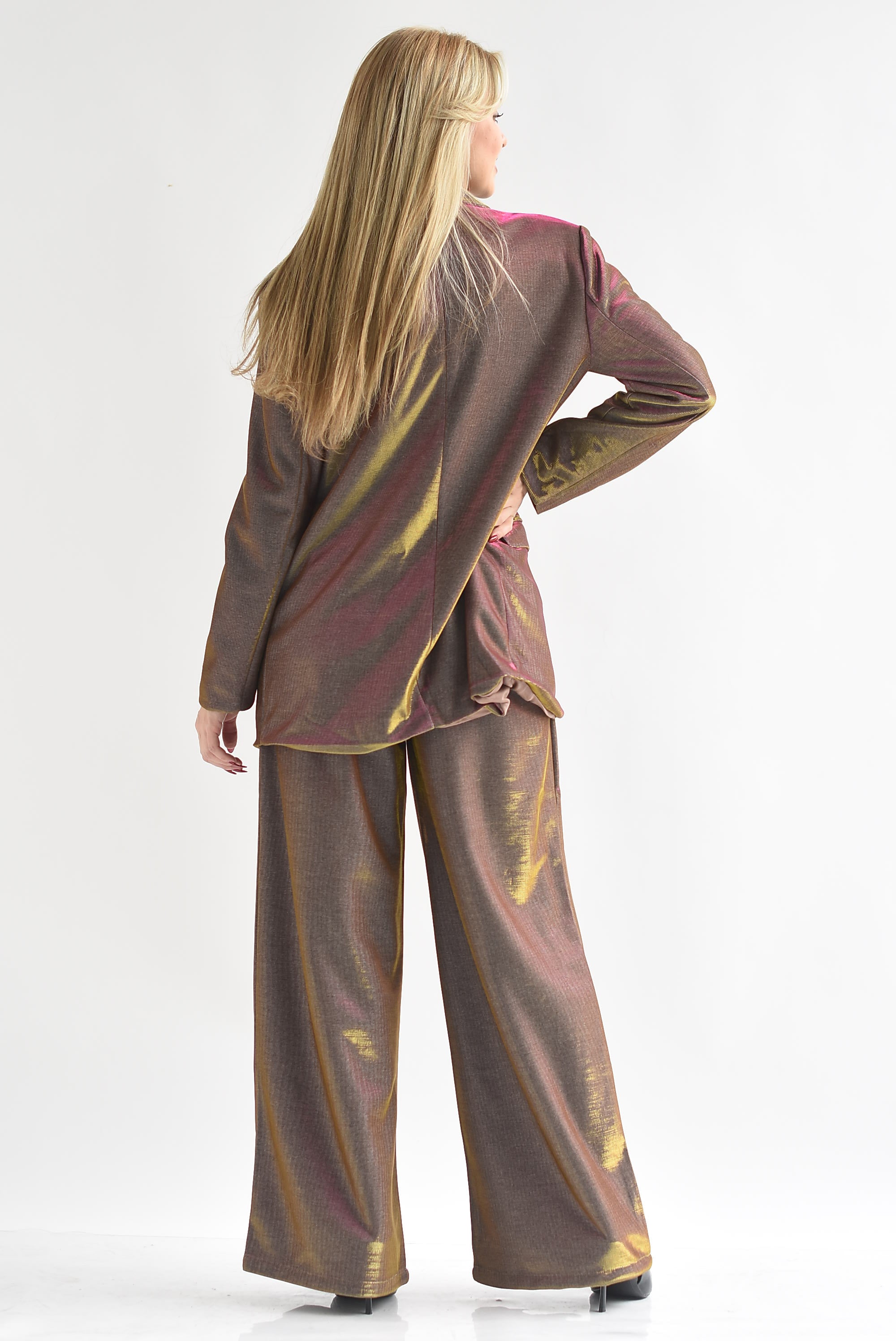 Set Pantalón y Blazer tornasol