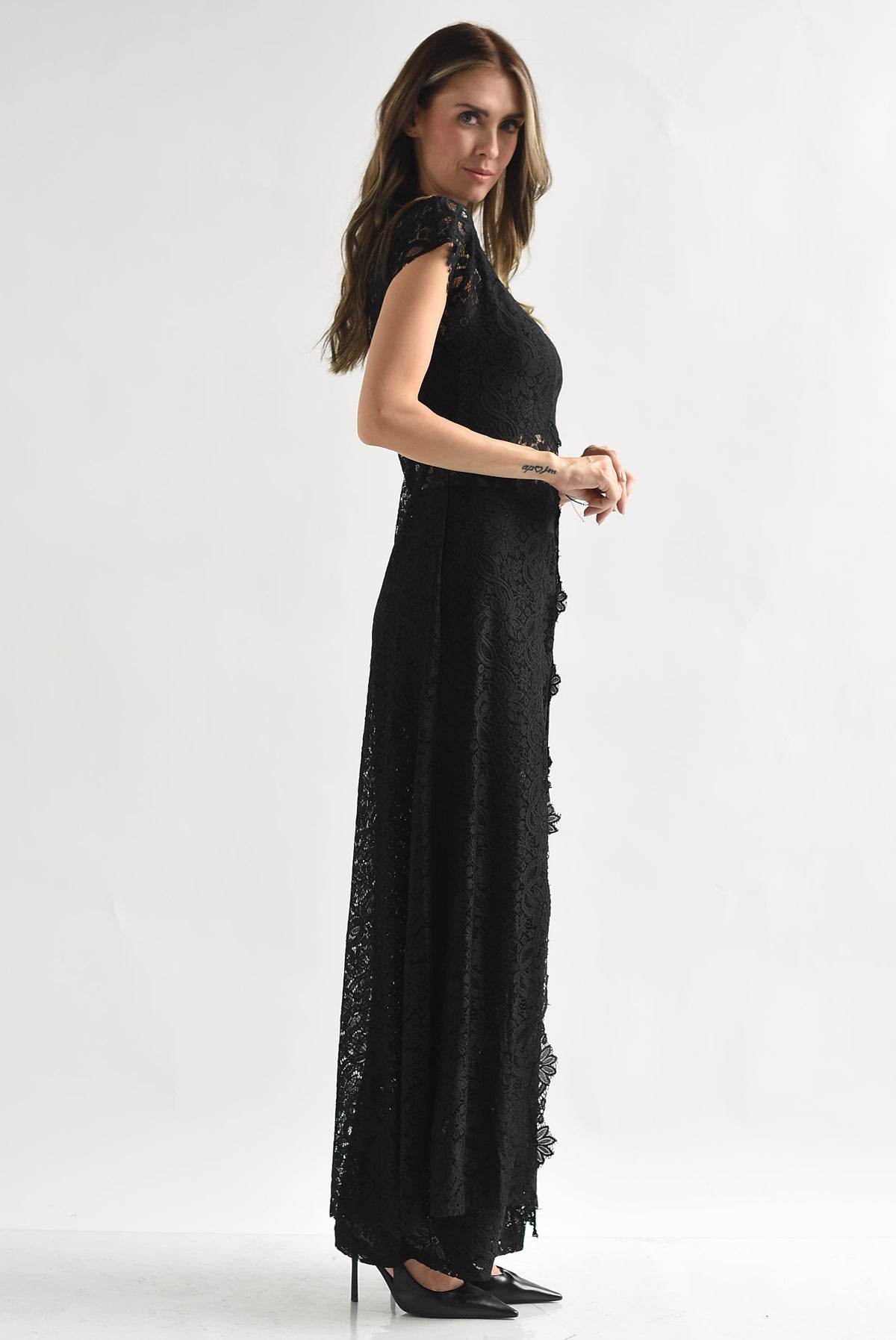 Set Pantalón y Maxi blusa encaje