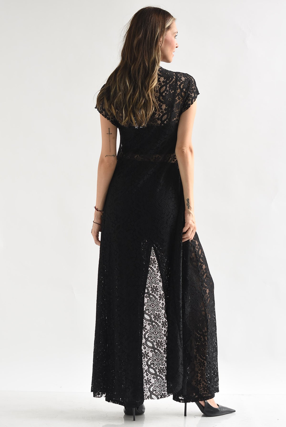 Set Pantalón y Maxi blusa encaje