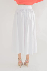 Fashion Styled Maxi falda larga Blanca