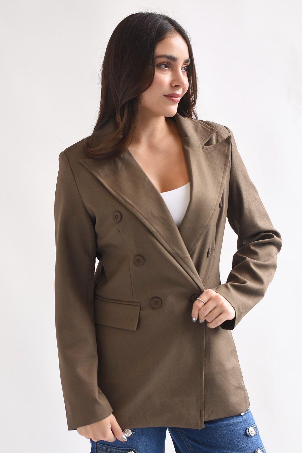 Blazer botones cruzados