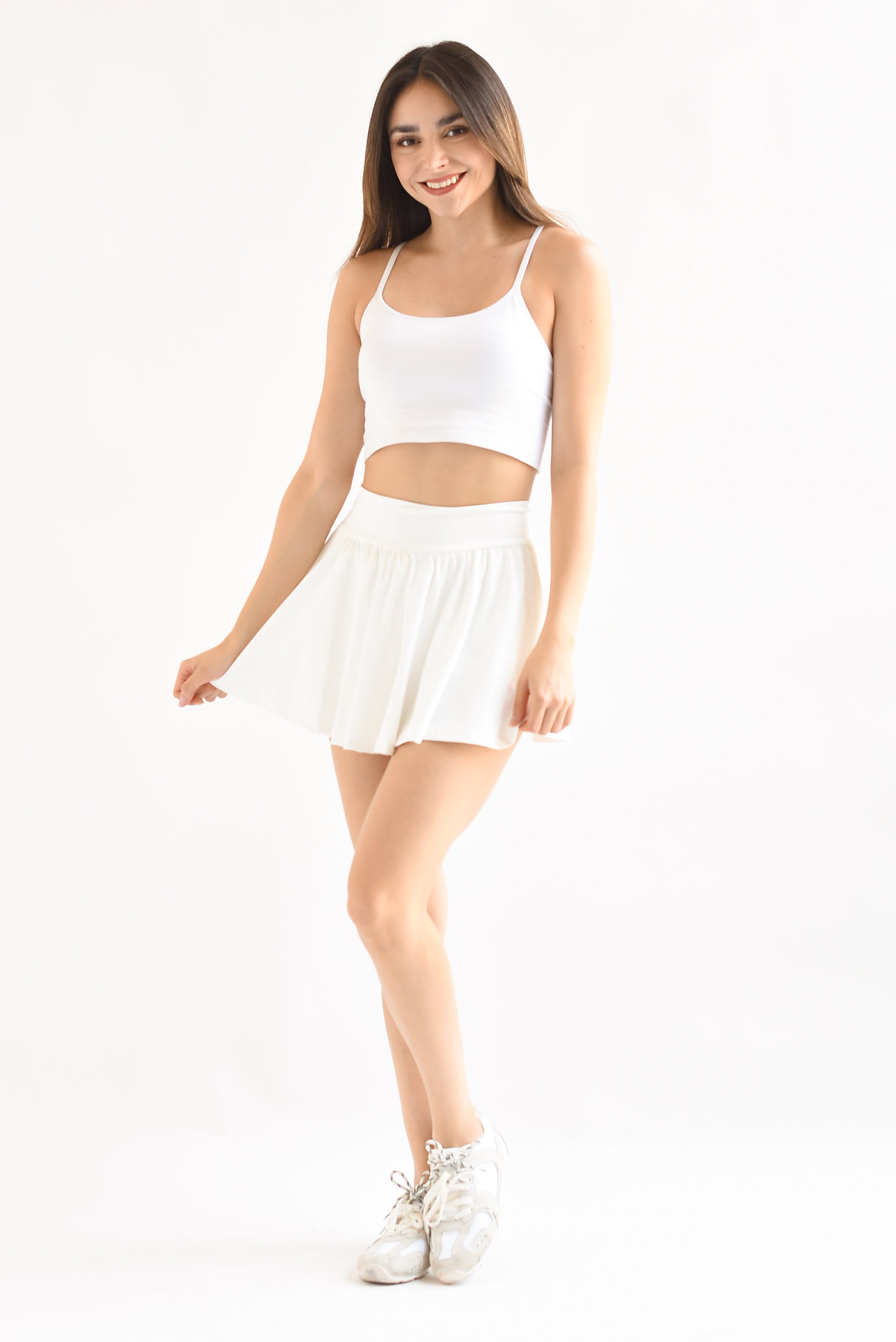 Falda deportiva pádel Blanco