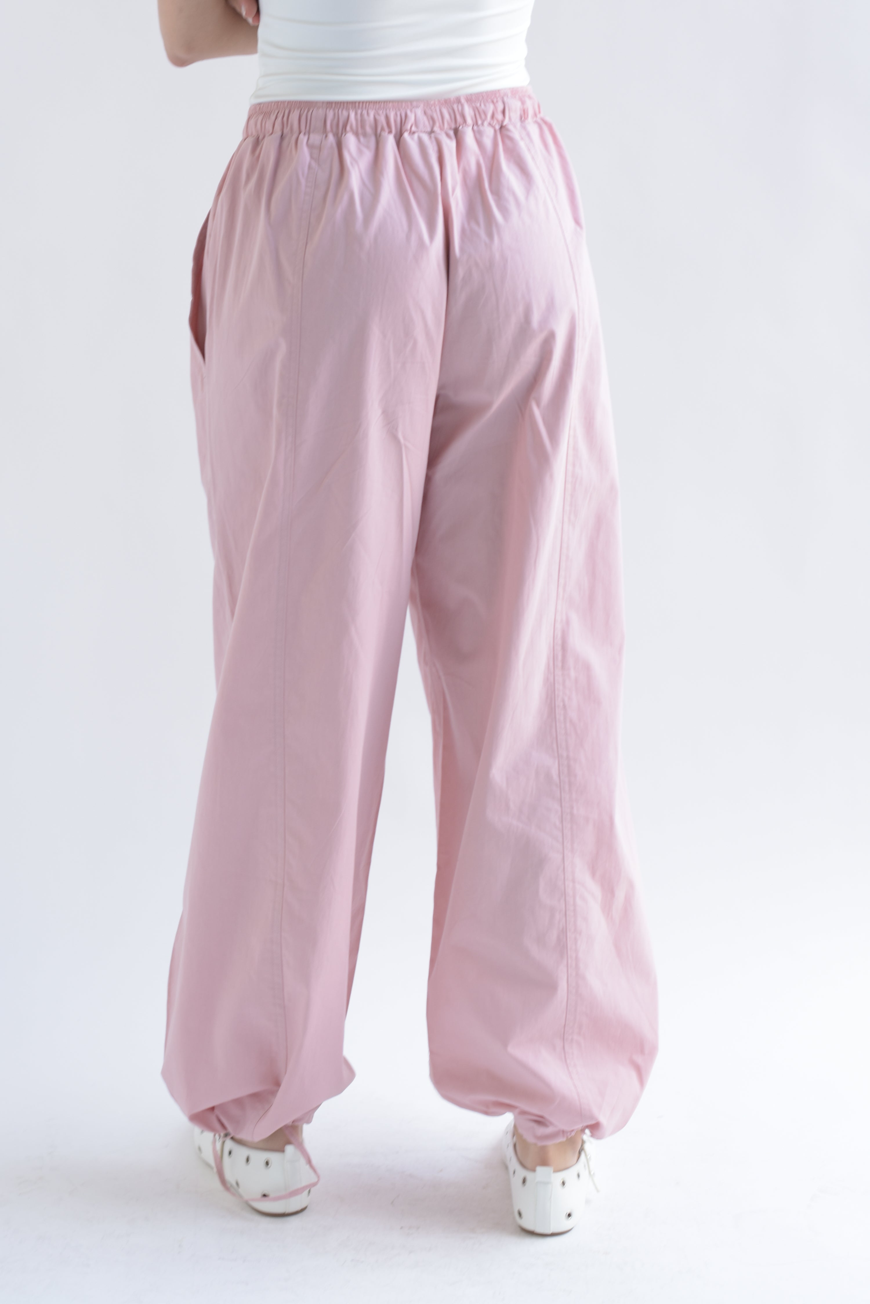 Pantalón jaretas costuras Rosa Baby