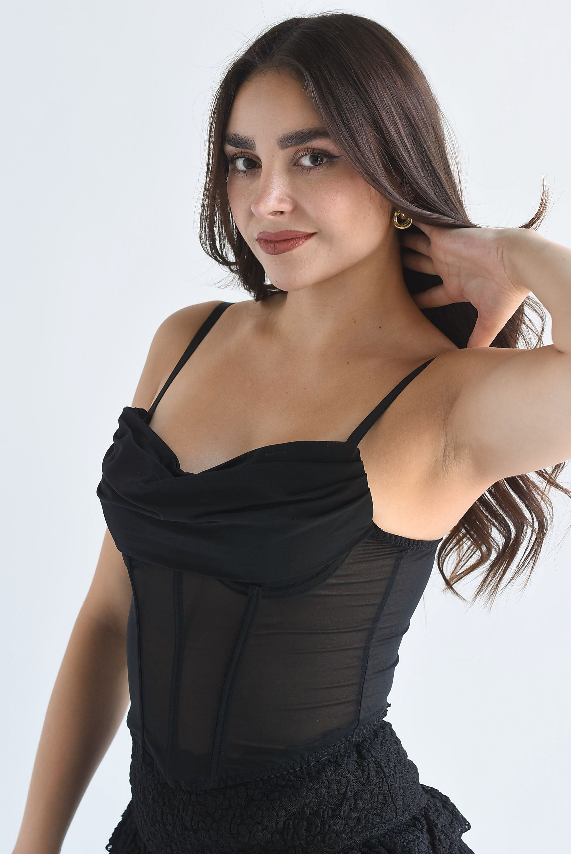 Corset mesh en sobreposición