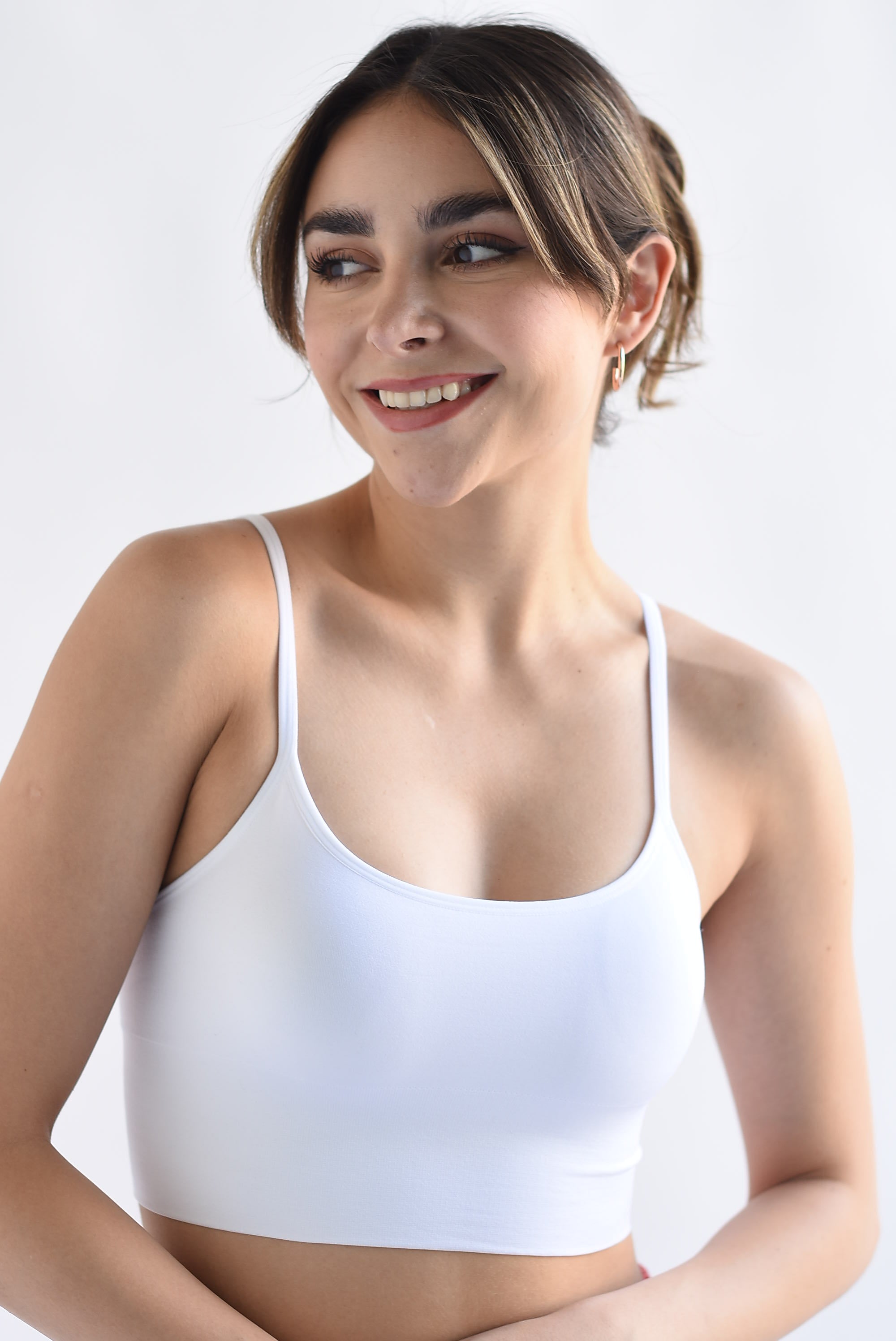 Top Underwear tirante ajustable Blanco