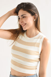 Fashion Styled Top rayas marineras Moka