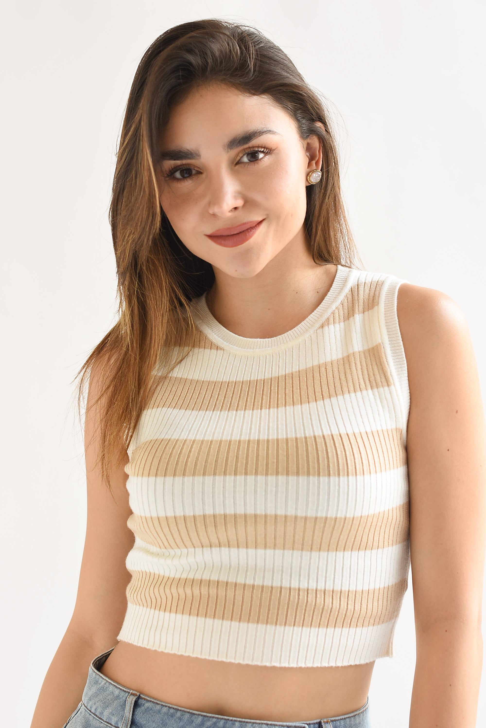 Top rayas marineras Moka