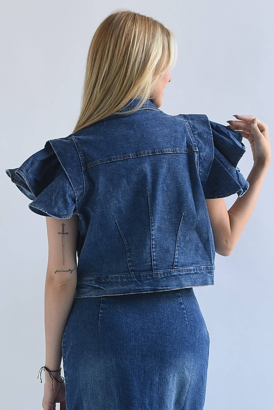 Chaleco olanes Denim