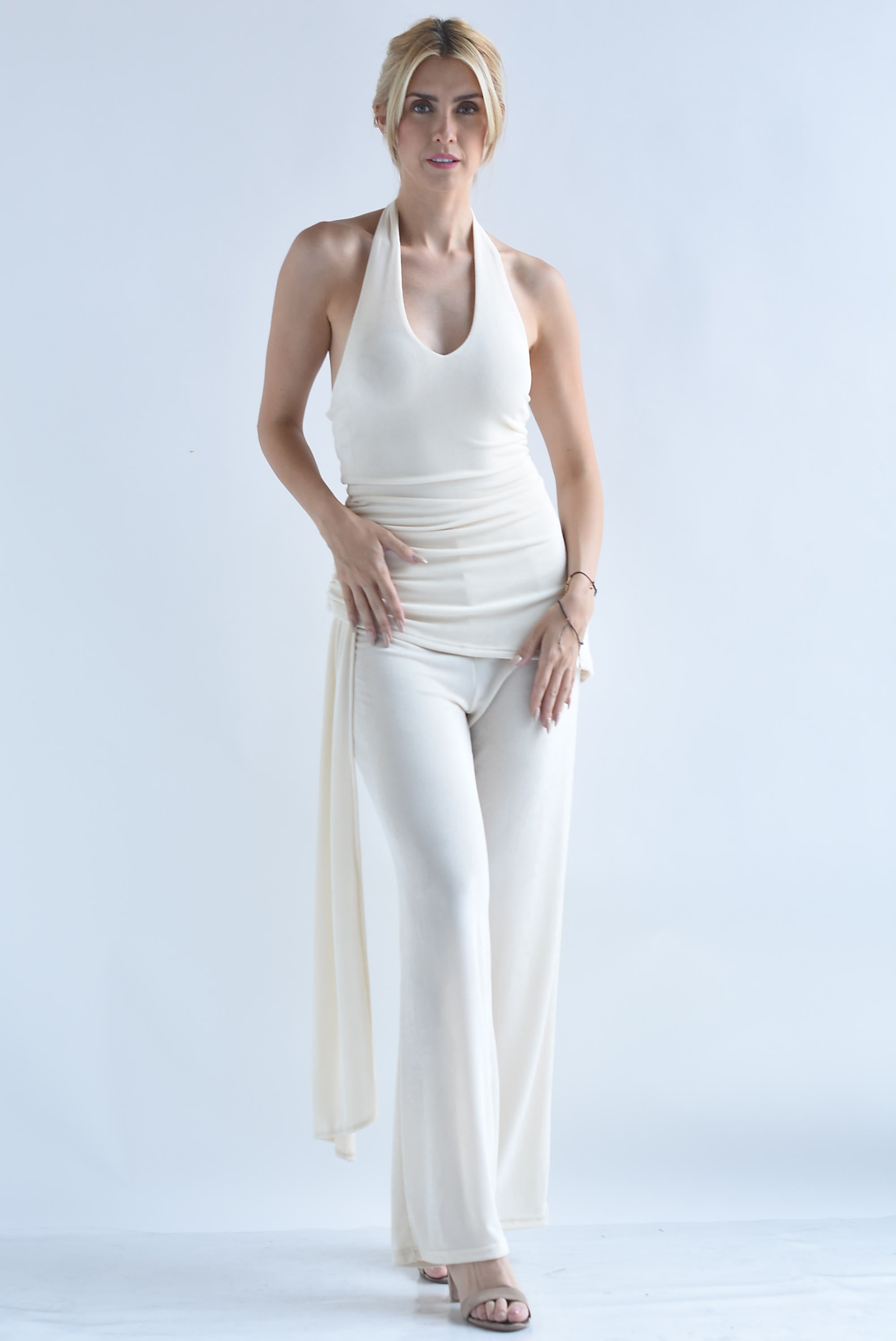 Jumpsuit blusón halter cauda