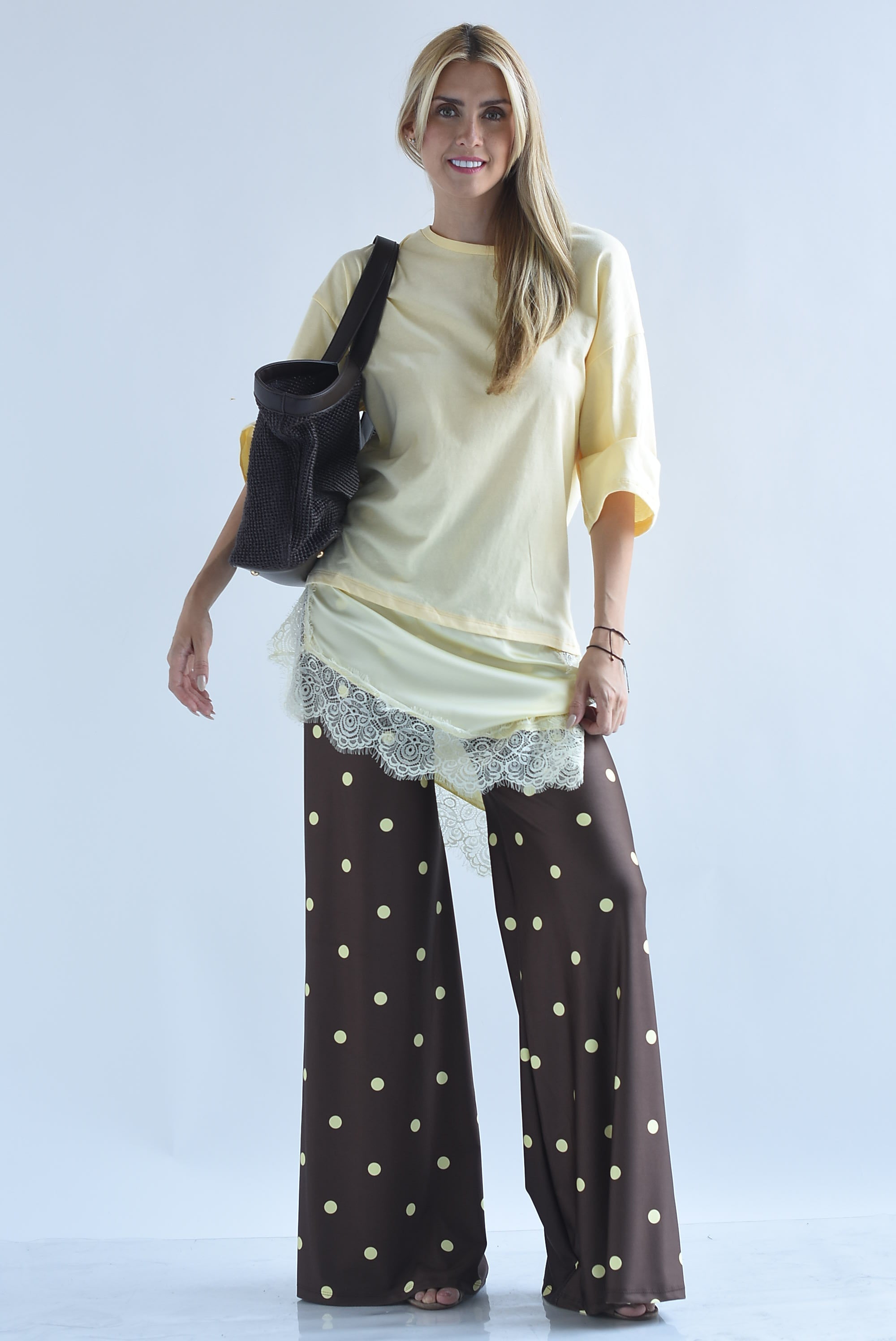 Pantalón licra polka dots