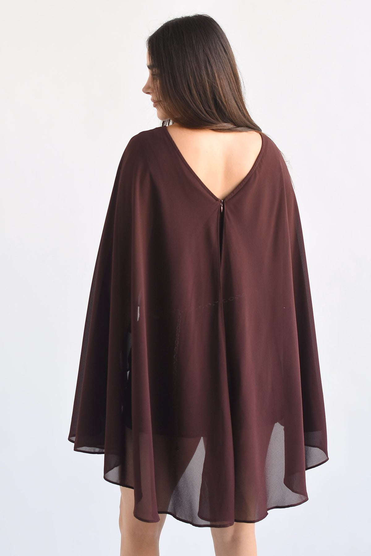 Romper gasa con capa