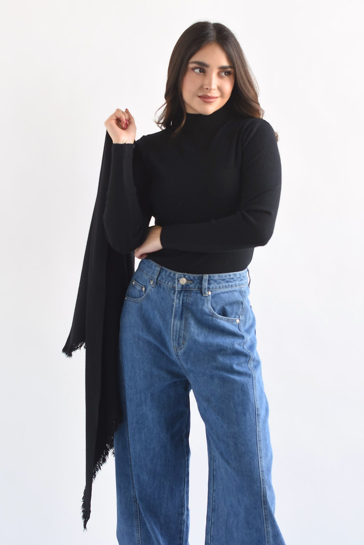Sweater con capa
