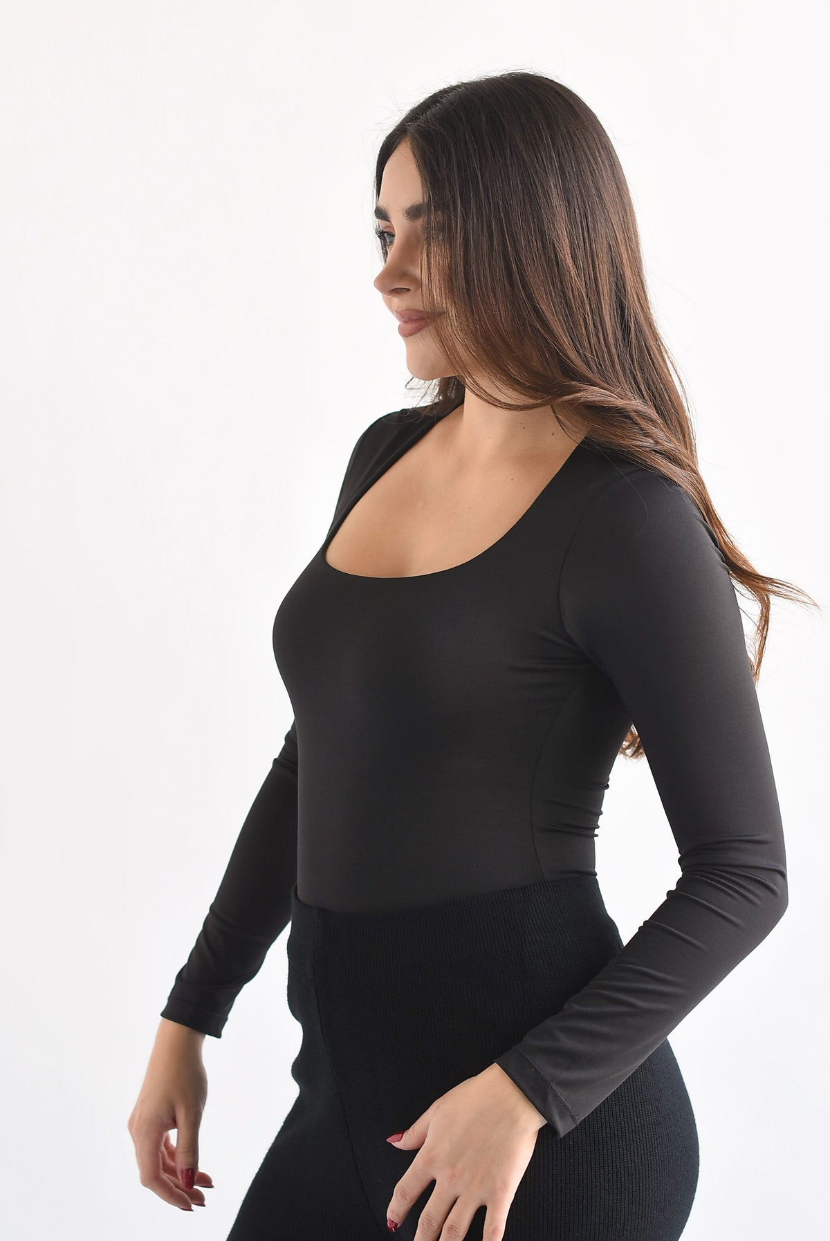 Body licra manga larga cuadrado