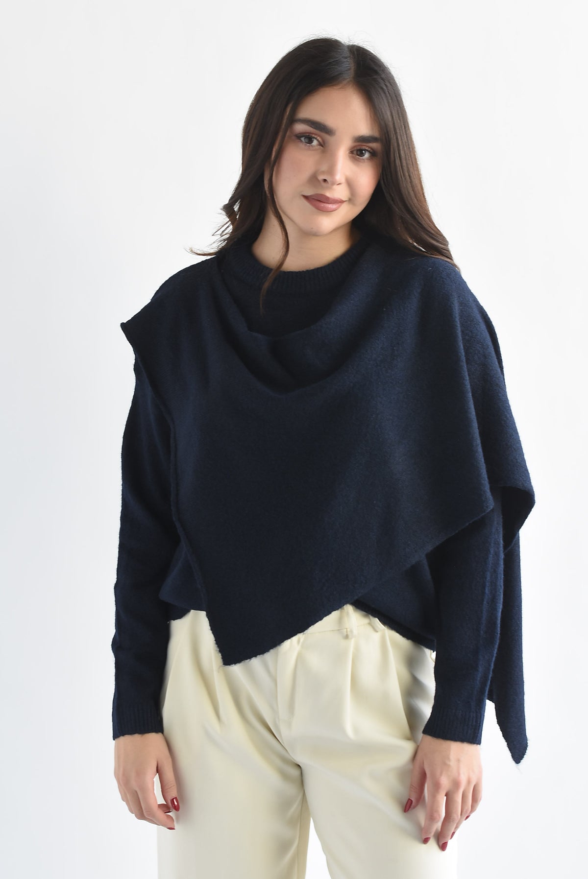 Sweater capa en sobreposición