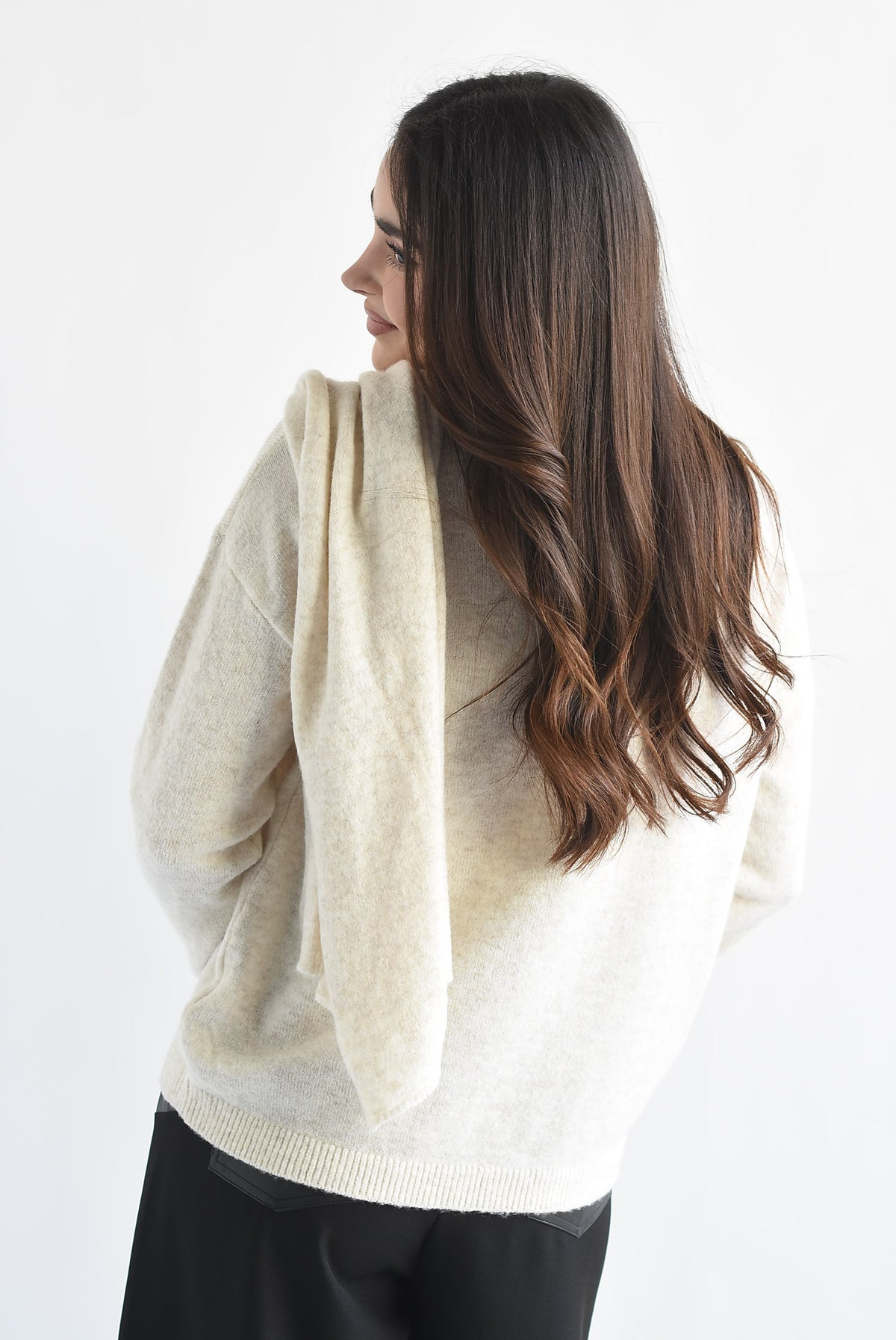 Sweater capa en sobreposición