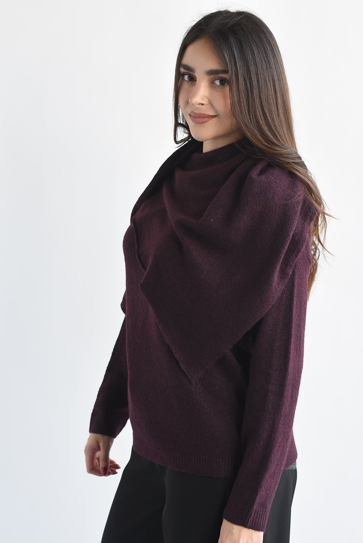 Sweater capa en sobreposición
