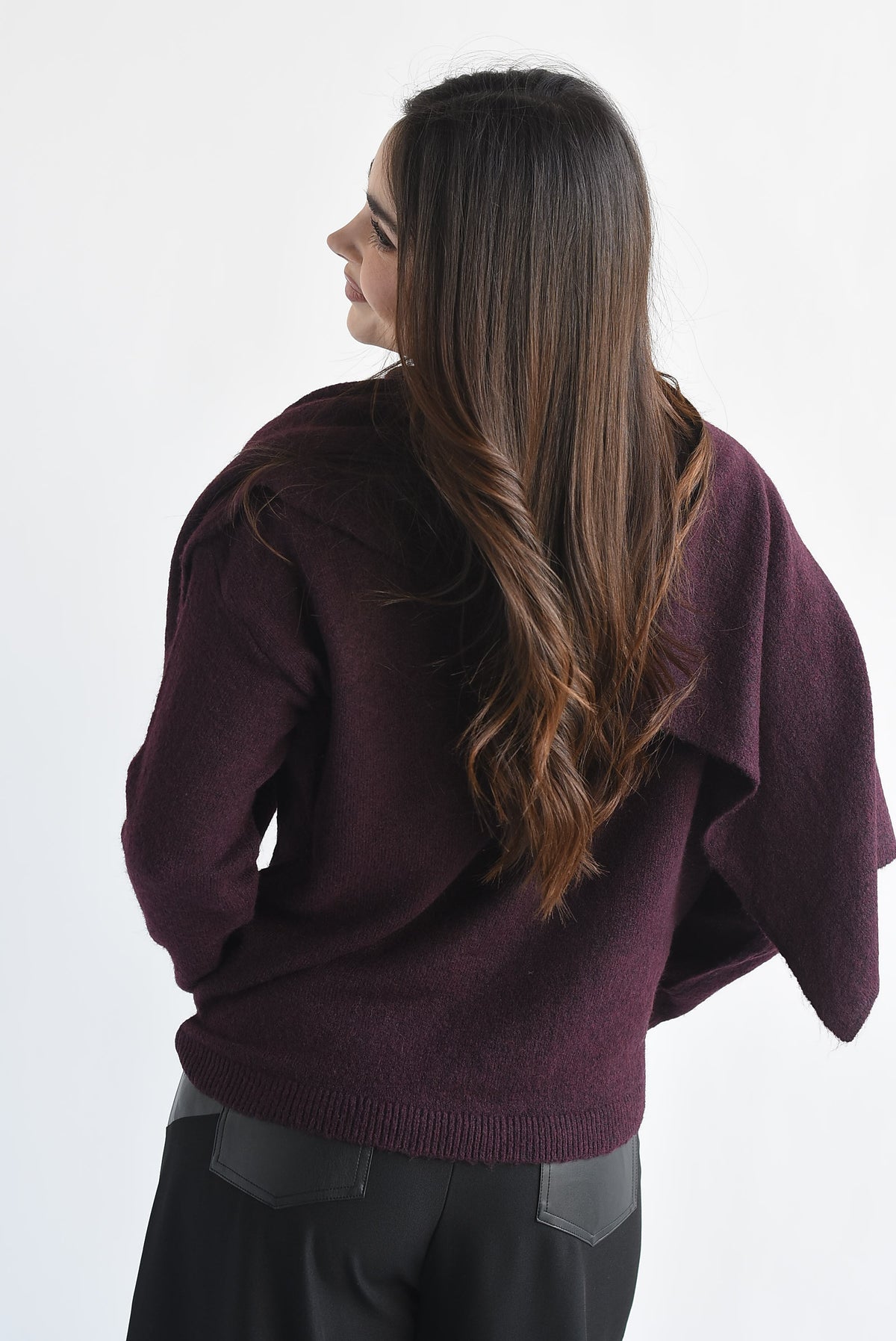 Sweater capa en sobreposición