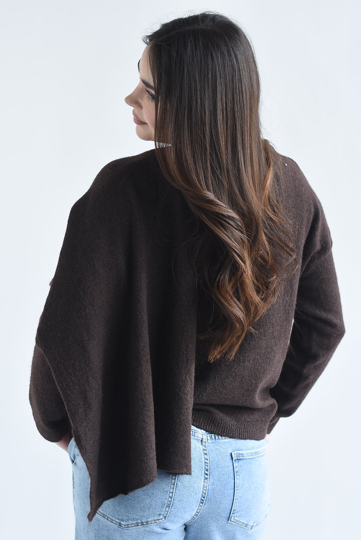 Sweater capa en sobreposición