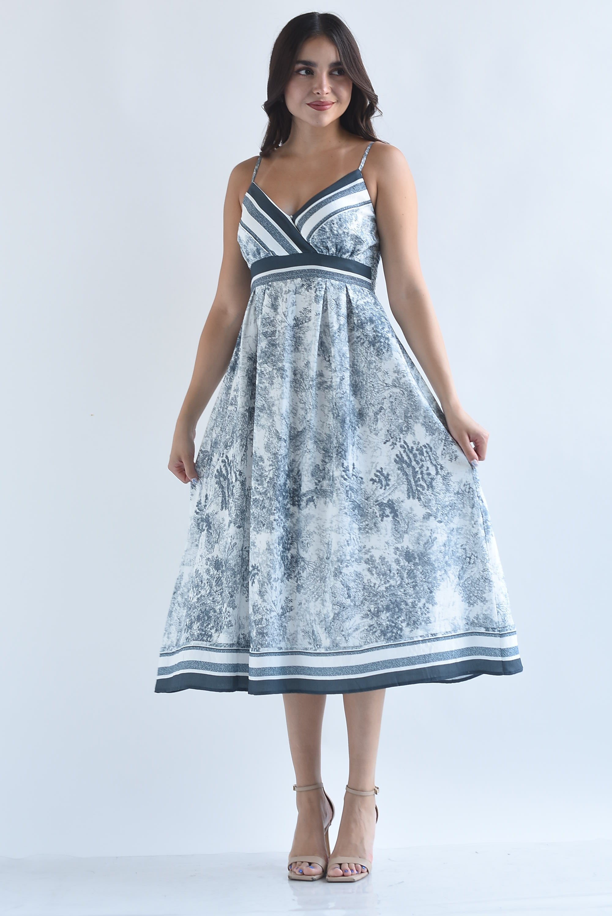 Vestido tirantes toilé